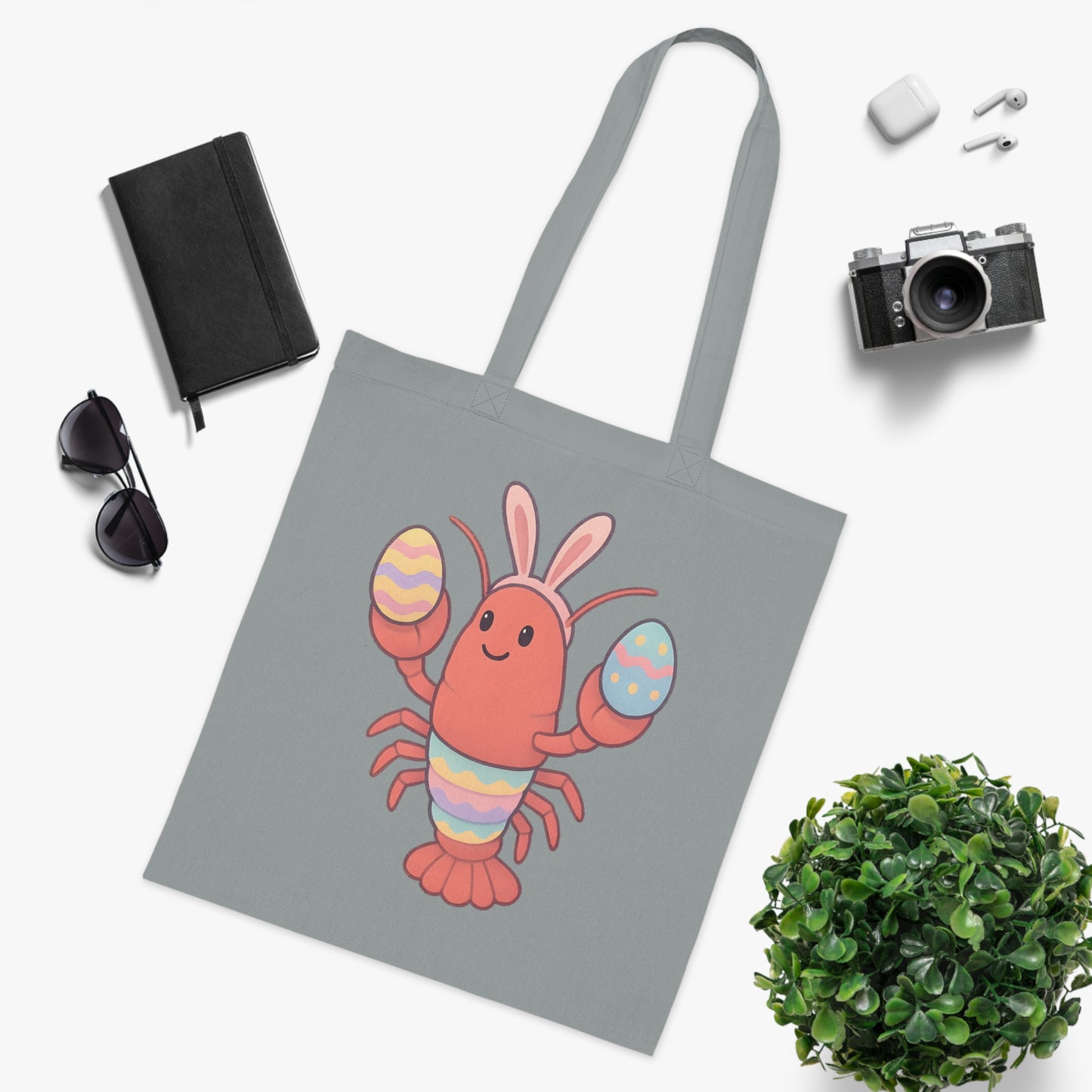Easter Lobster Tote Bag