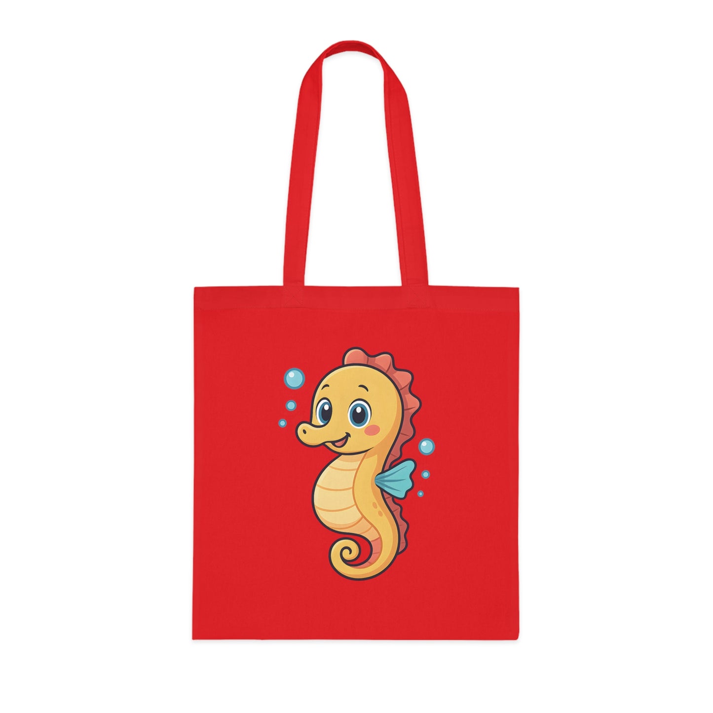 Cartoon Cute Seahorse Tote Bag