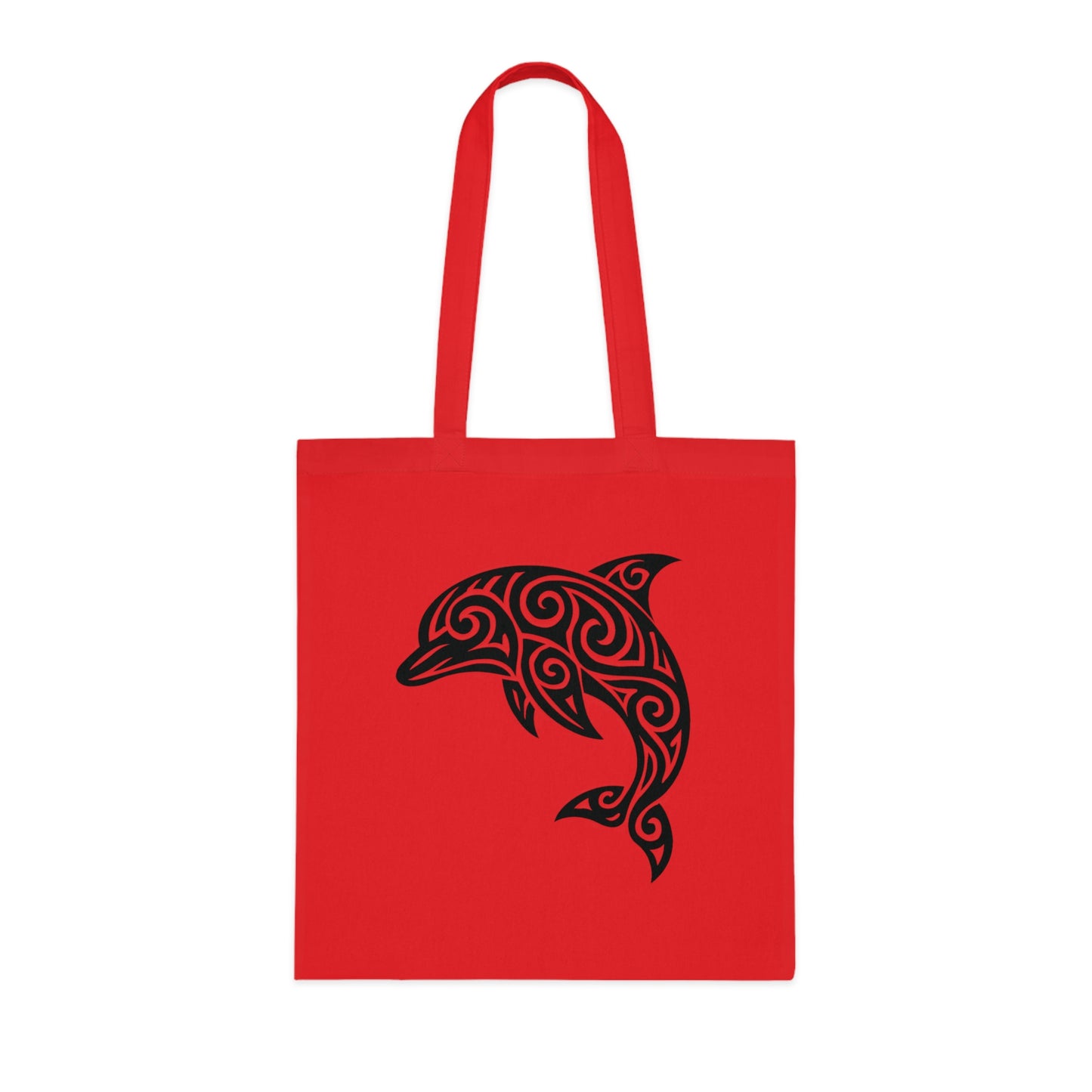 Tribal Tattoo Dolphin Tote Bag