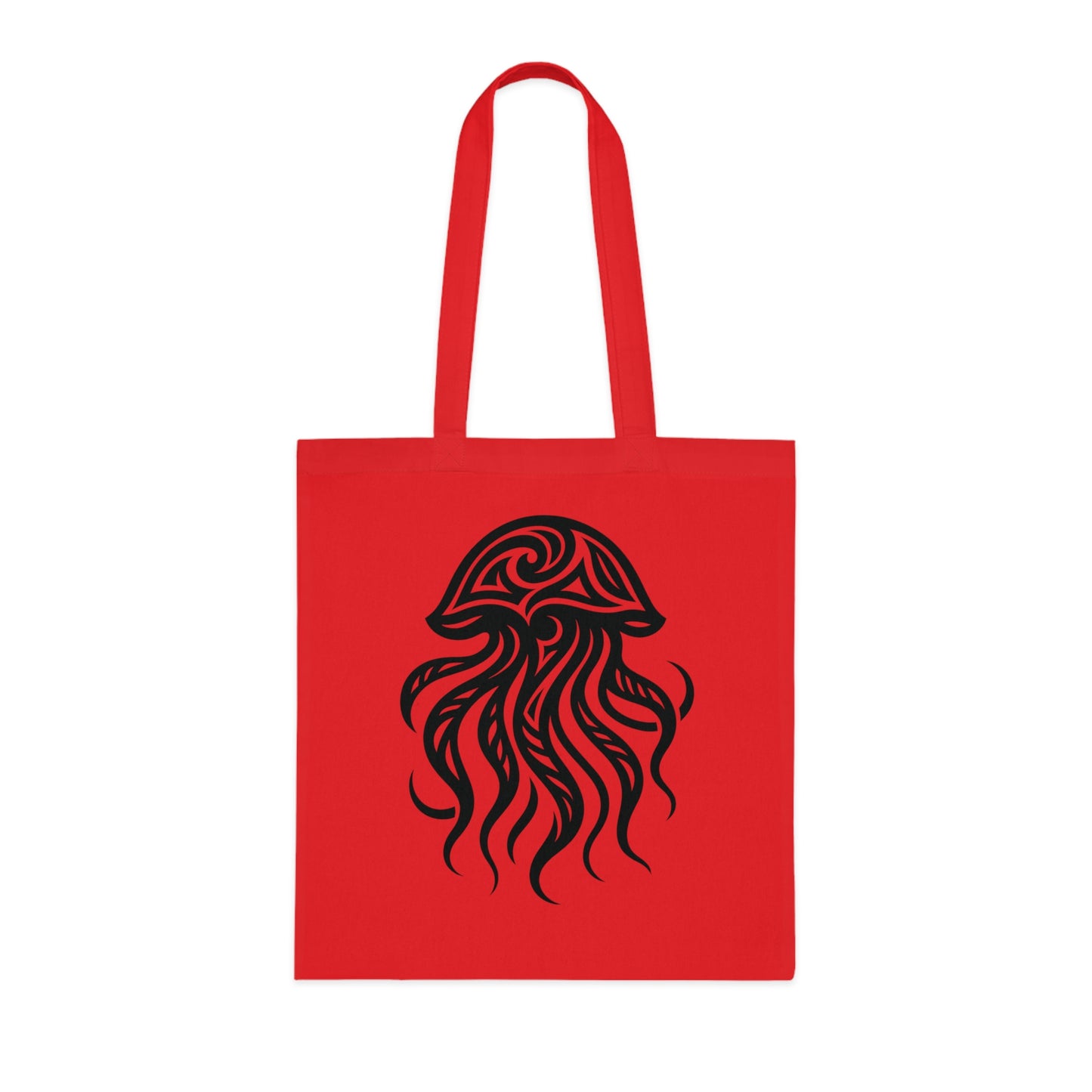 Tribal Tattoo Jellyfish Tote Bag