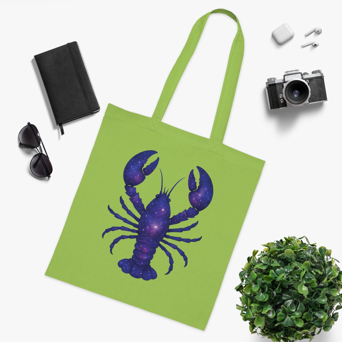 Cosmic Galaxy Lobster Tote Bag
