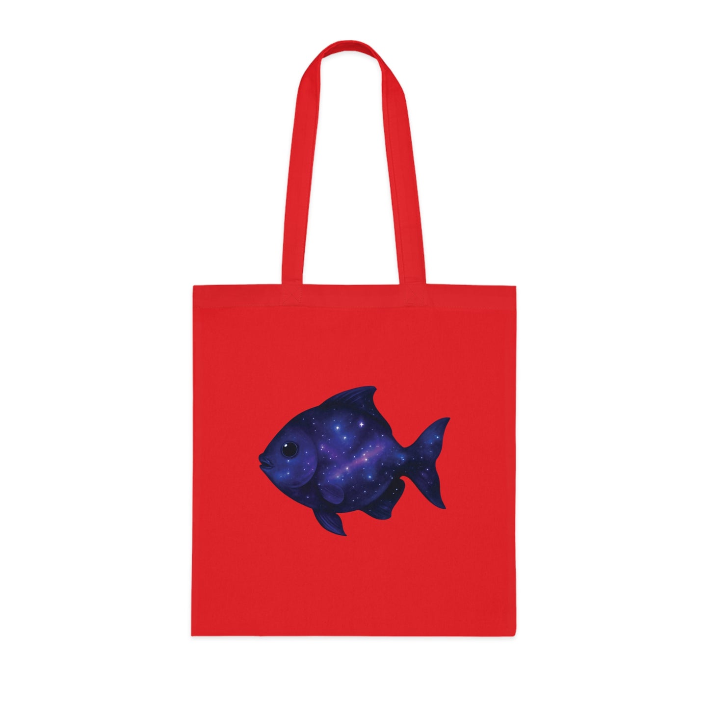 Cosmic Galaxy Fish Tote Bag