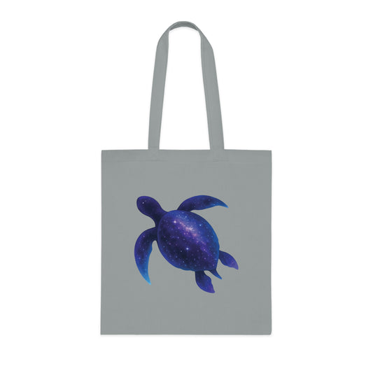 Cosmic Galaxy Turtle Tote Bag
