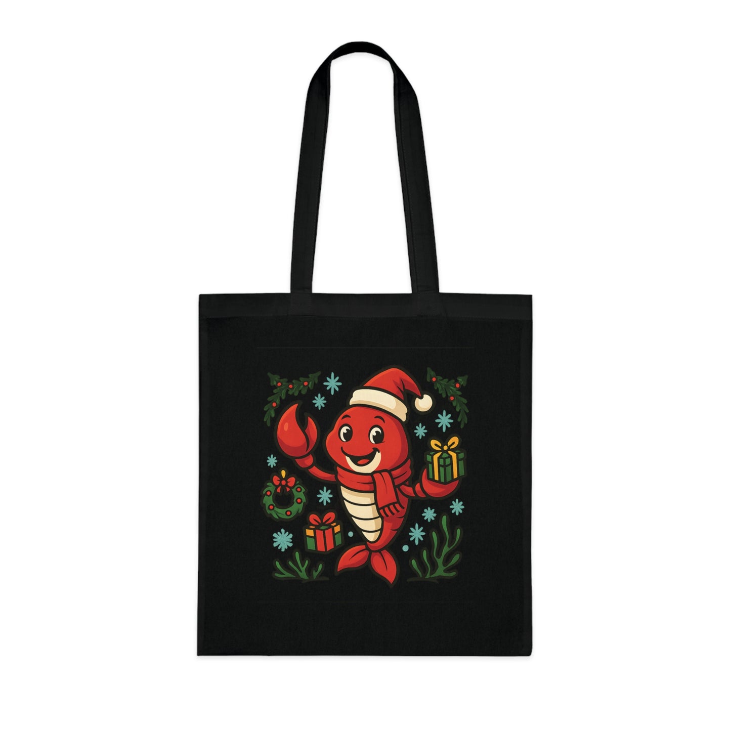 Christmas Lobster Tote Bag