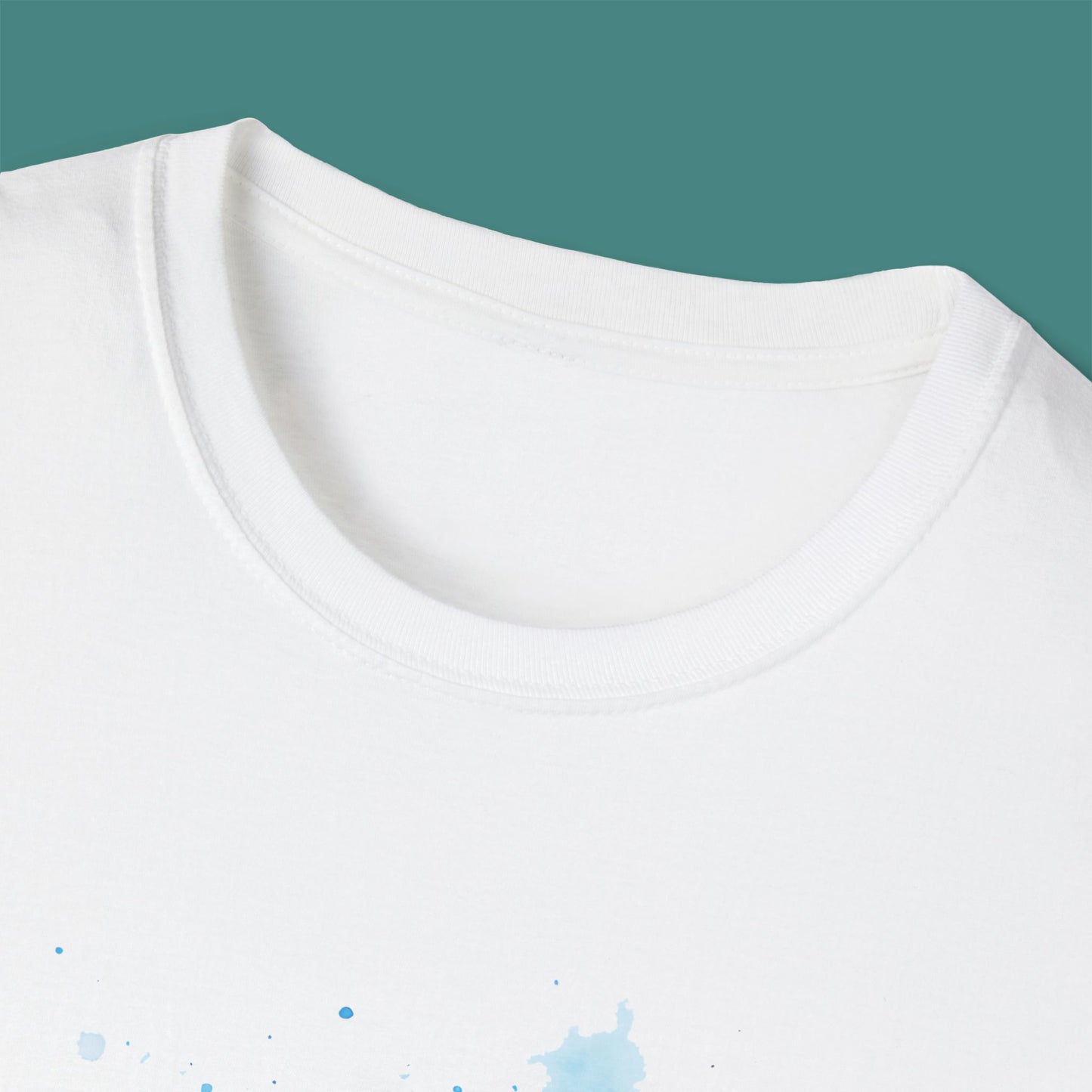 Watercolor Splash Whale Unisex T-Shirt