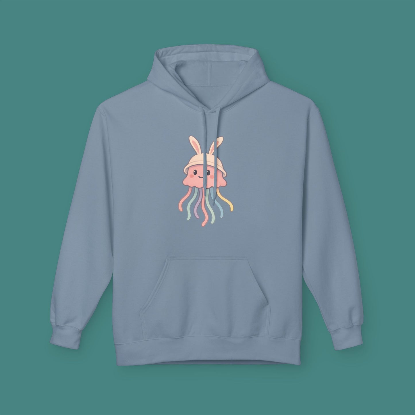 Easter Jellyfish Fleece Unisex Hoodie