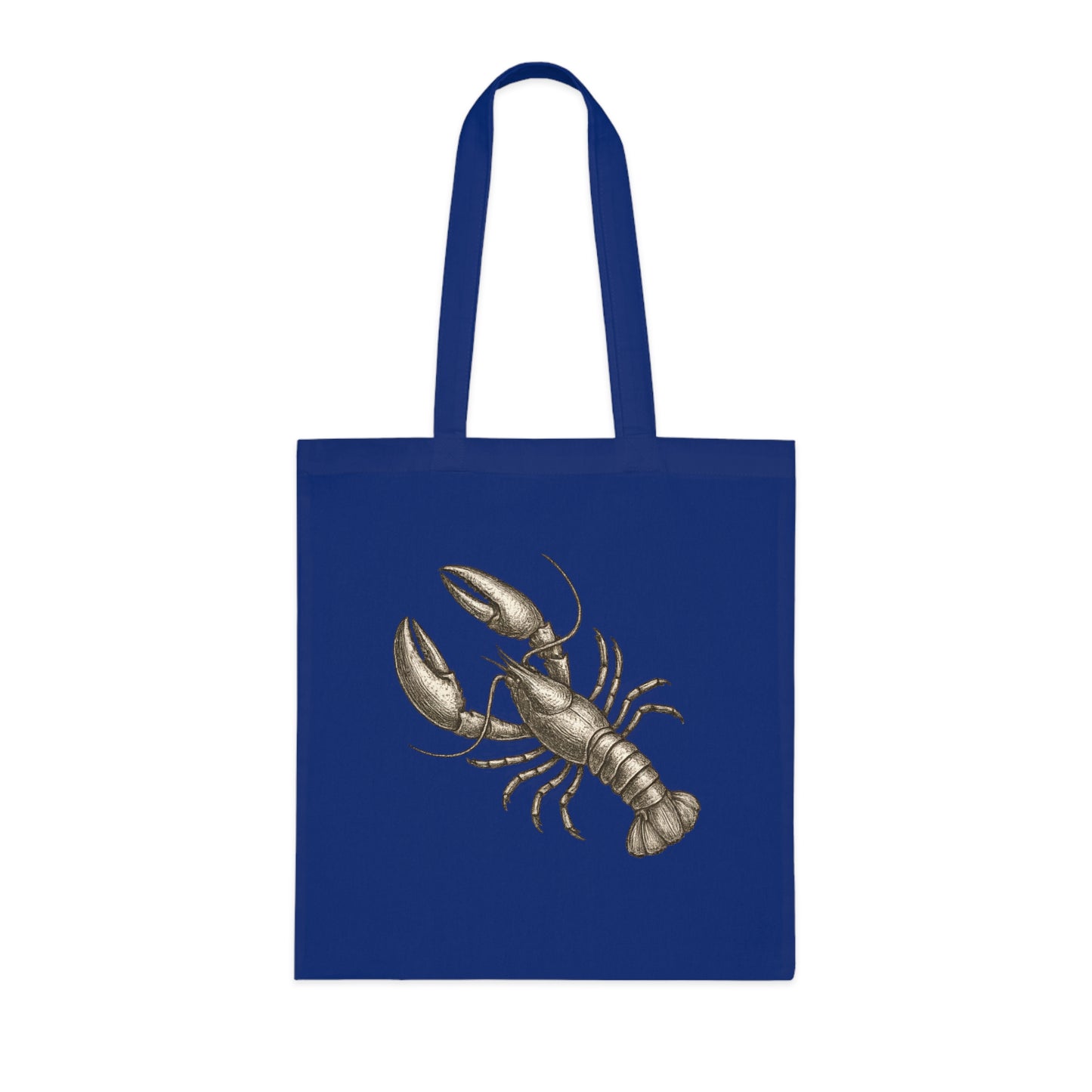 Vintage Etching Lobster Tote Bag