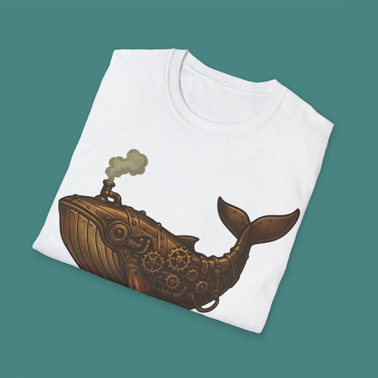 Steampunk Mechanical Whale Unisex T-Shirt