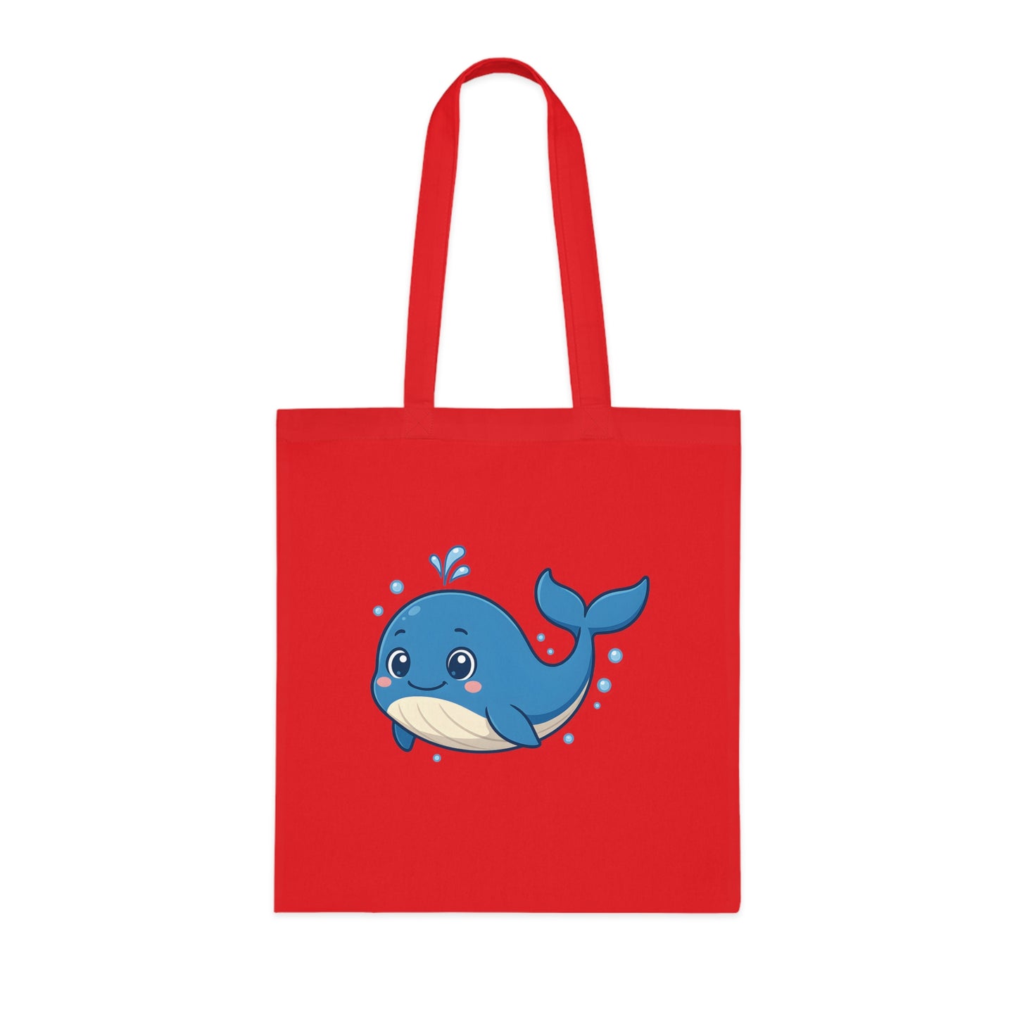 Cartoon Cute Whale Tote Bag