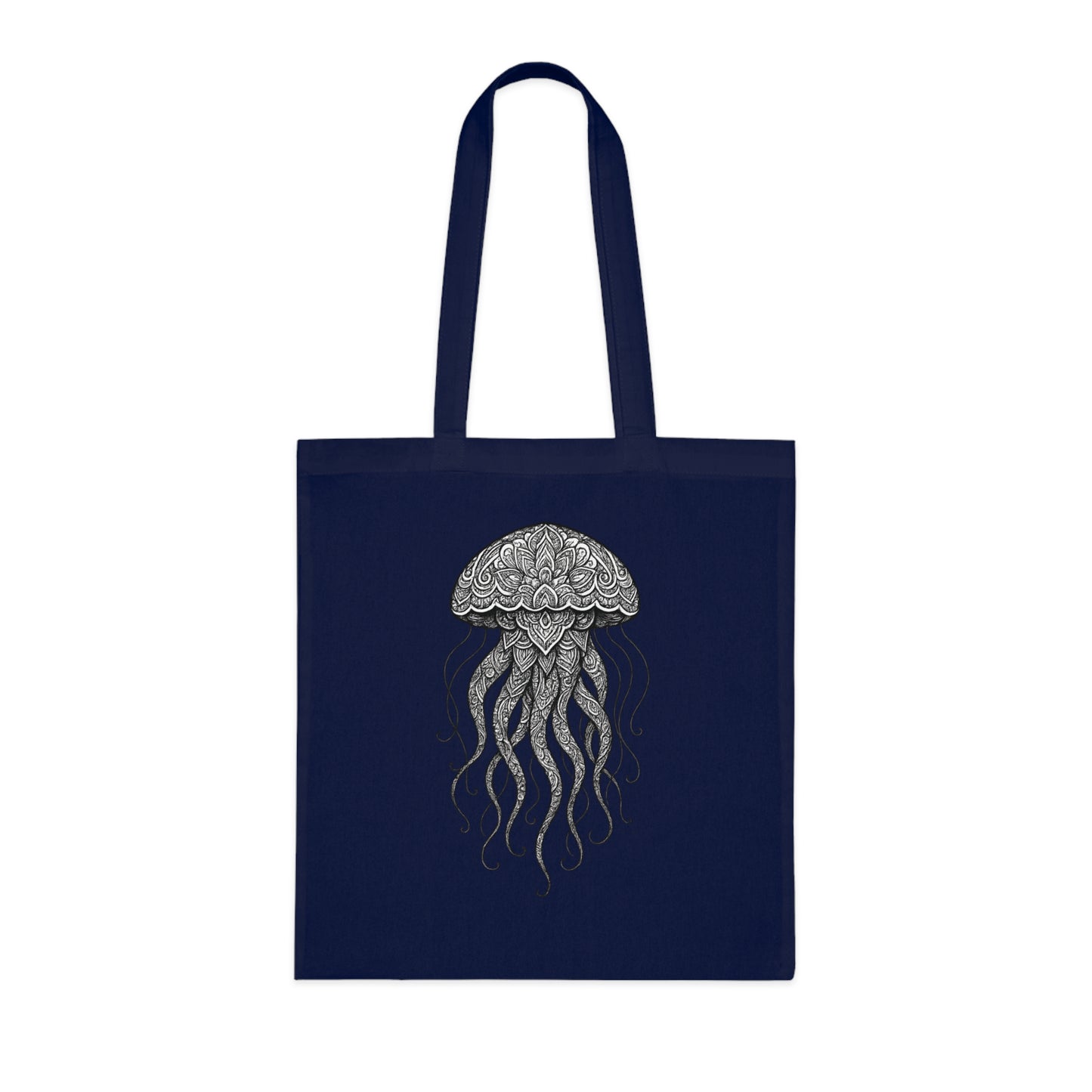 Intricate Mandala Jellyfish Tote Bag