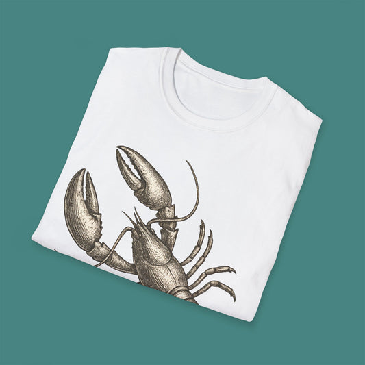 Vintage Etching Lobster Unisex T-Shirt