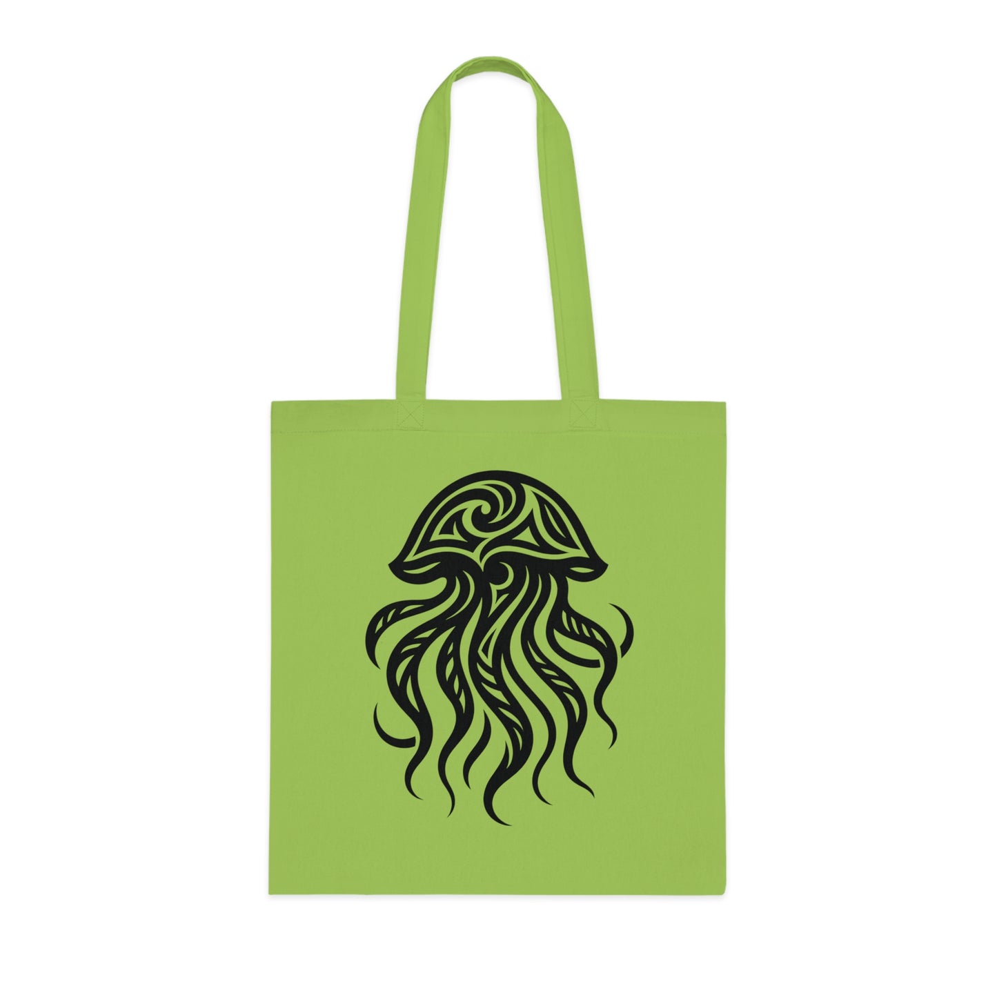 Tribal Tattoo Jellyfish Tote Bag
