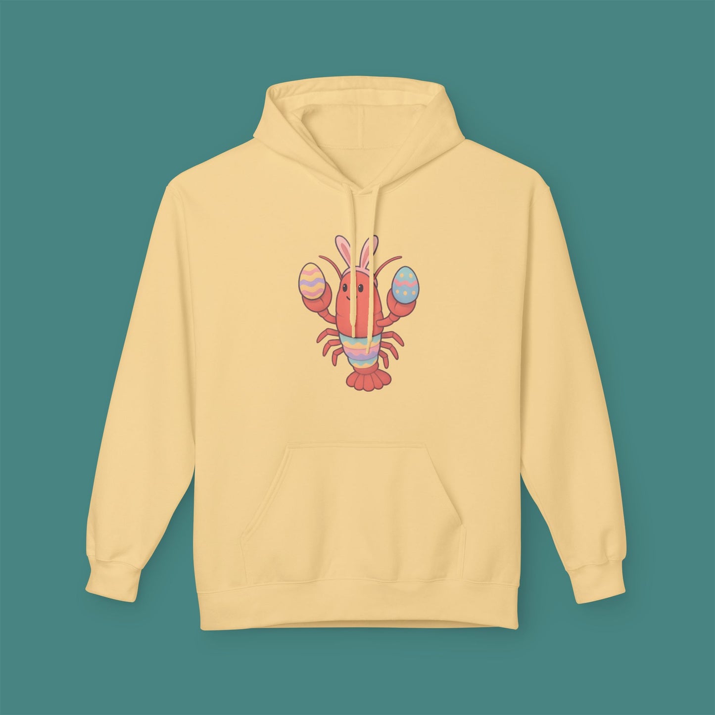 Easter Lobster Fleece Unisex Hoodie