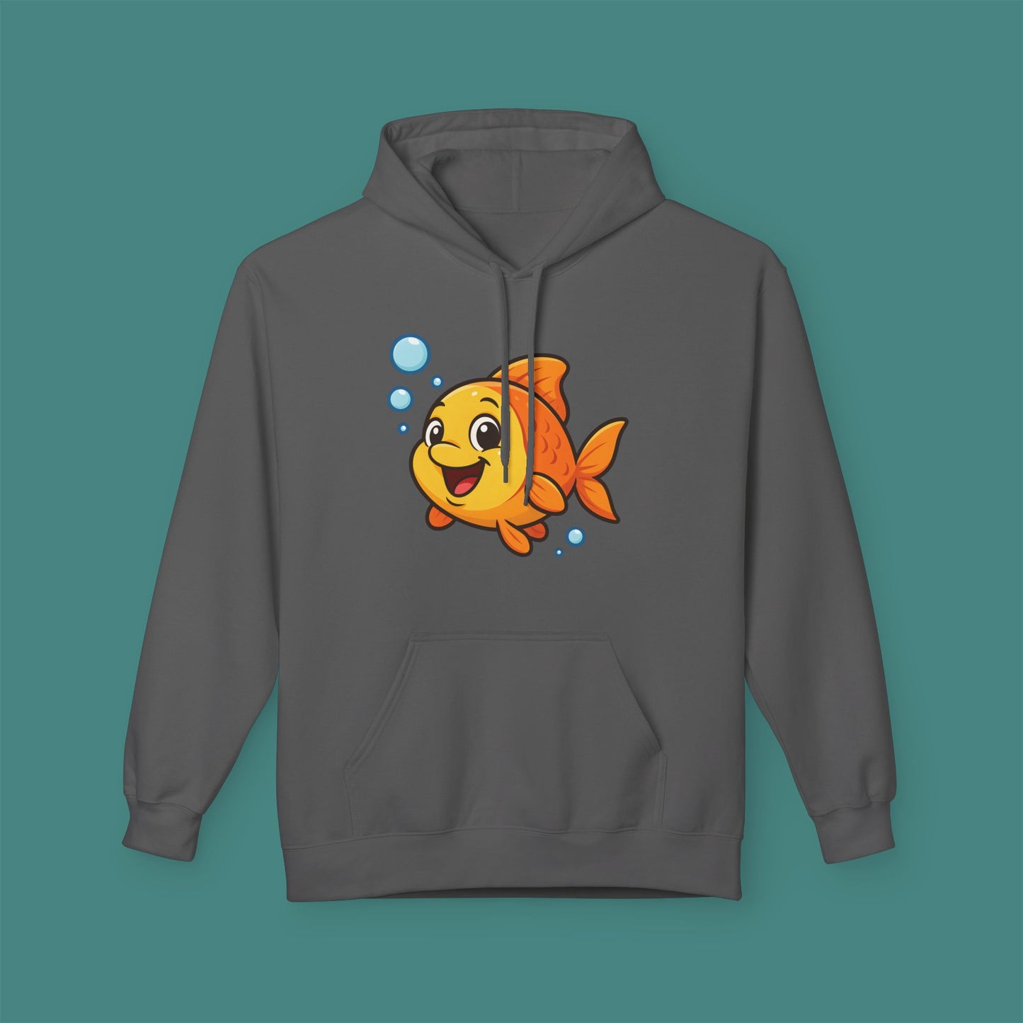 Cartoon Cute Fish Fleece Unisex Hoodie