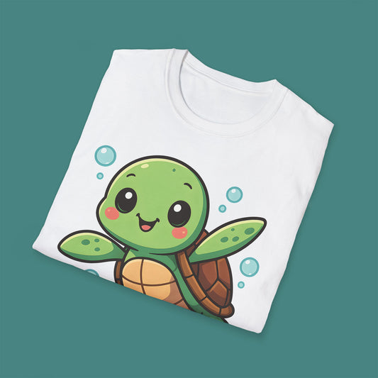 Cartoon Cute Turtle Unisex T-Shirt