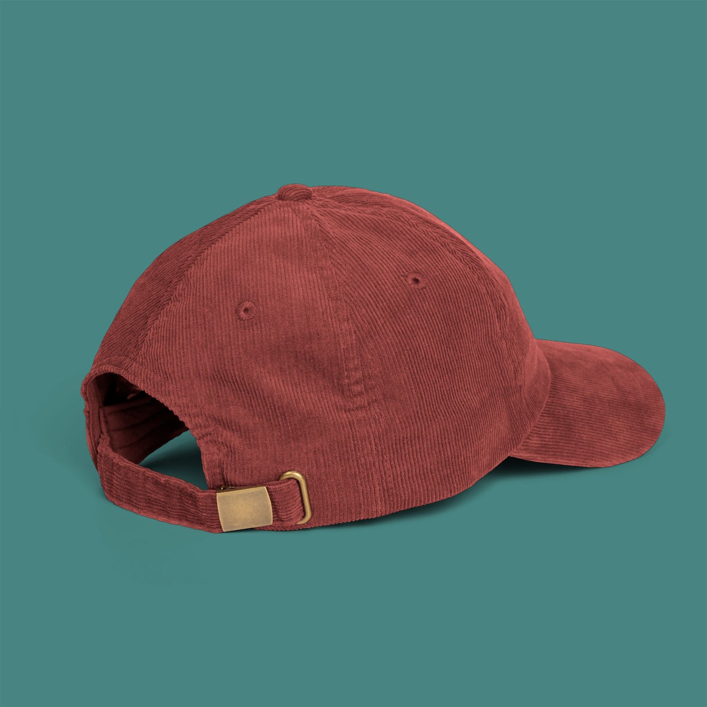 Intricate Mandala Octopus Corduroy Embroidered Cap