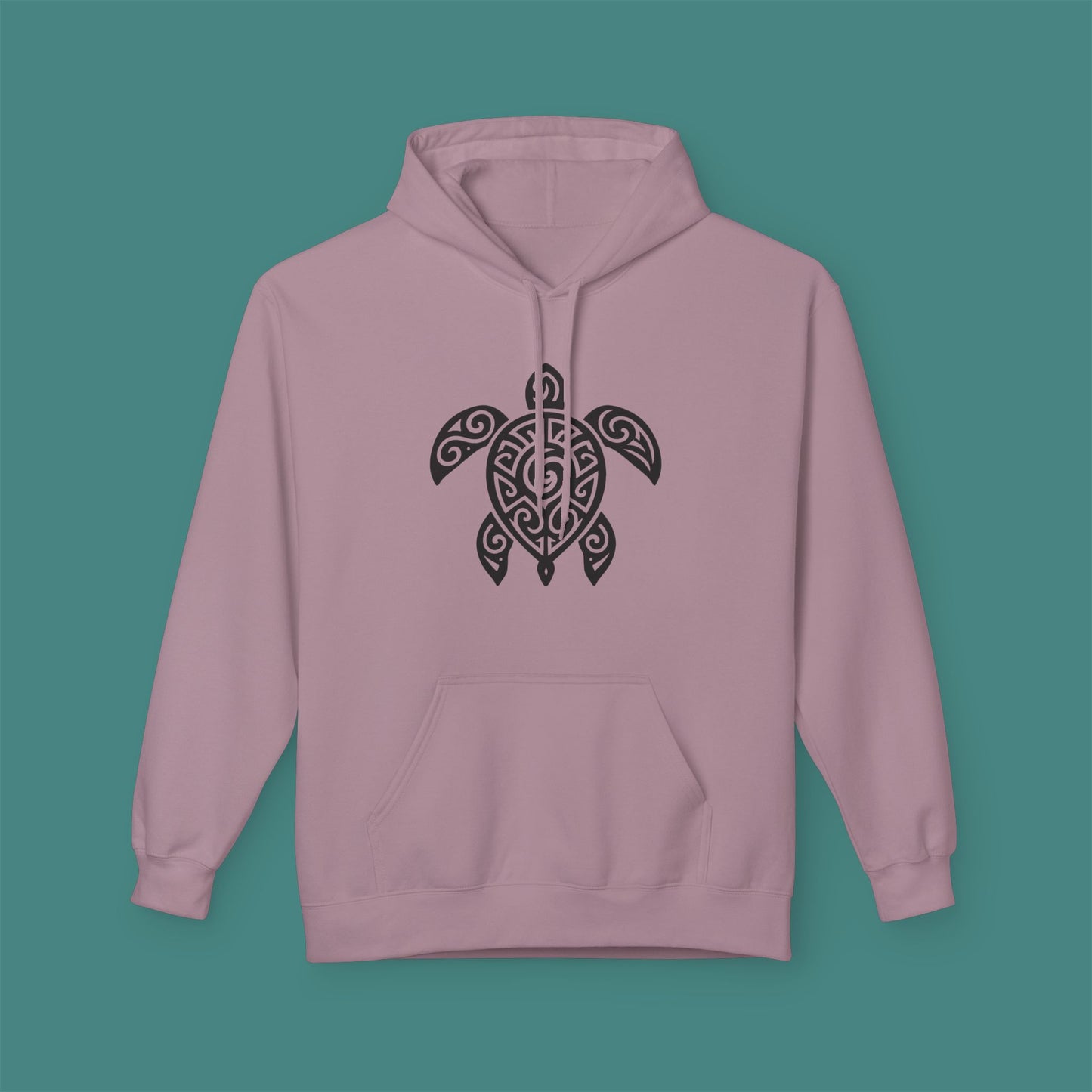 Tribal Tattoo Turtle Fleece Unisex Hoodie