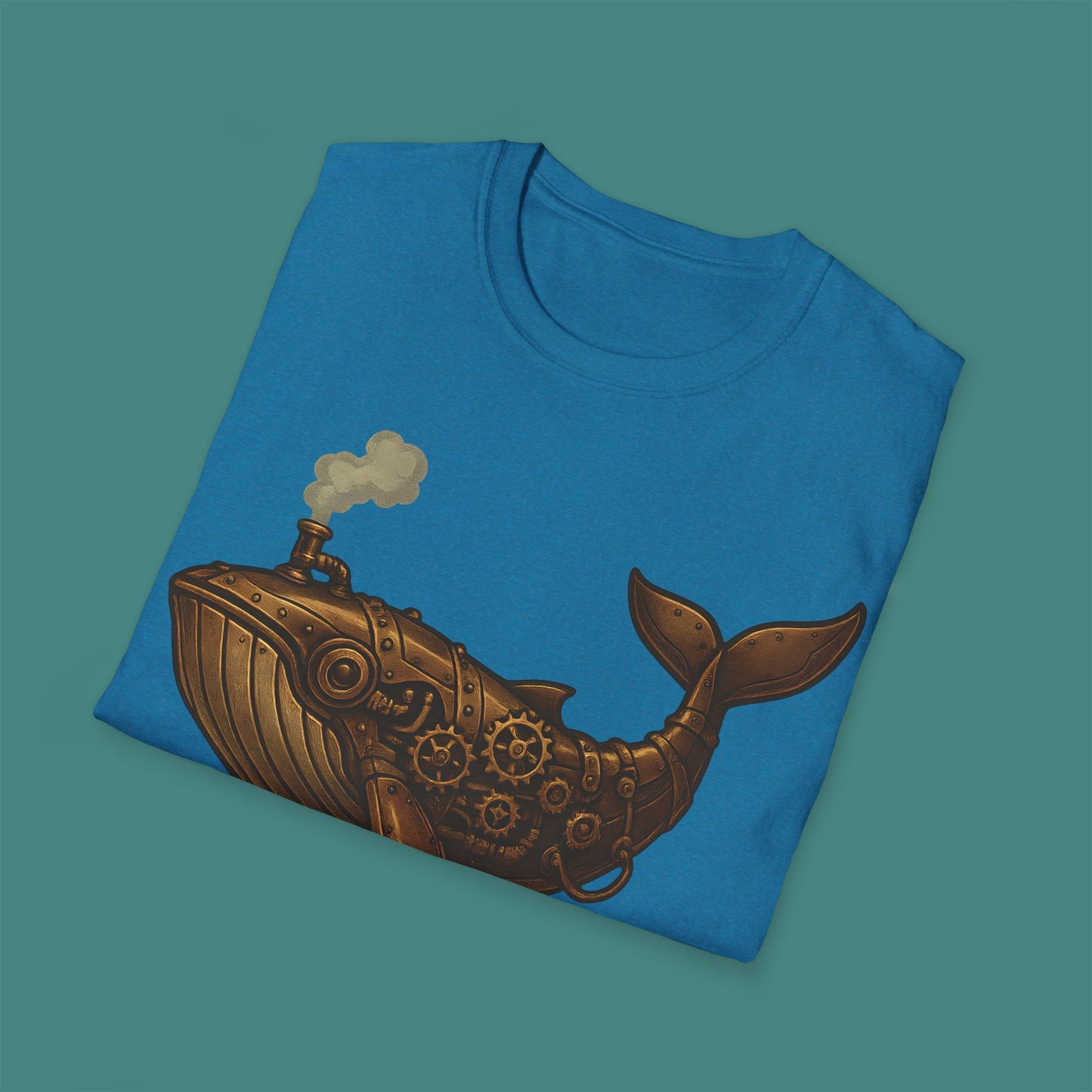Steampunk Mechanical Whale Unisex T-Shirt
