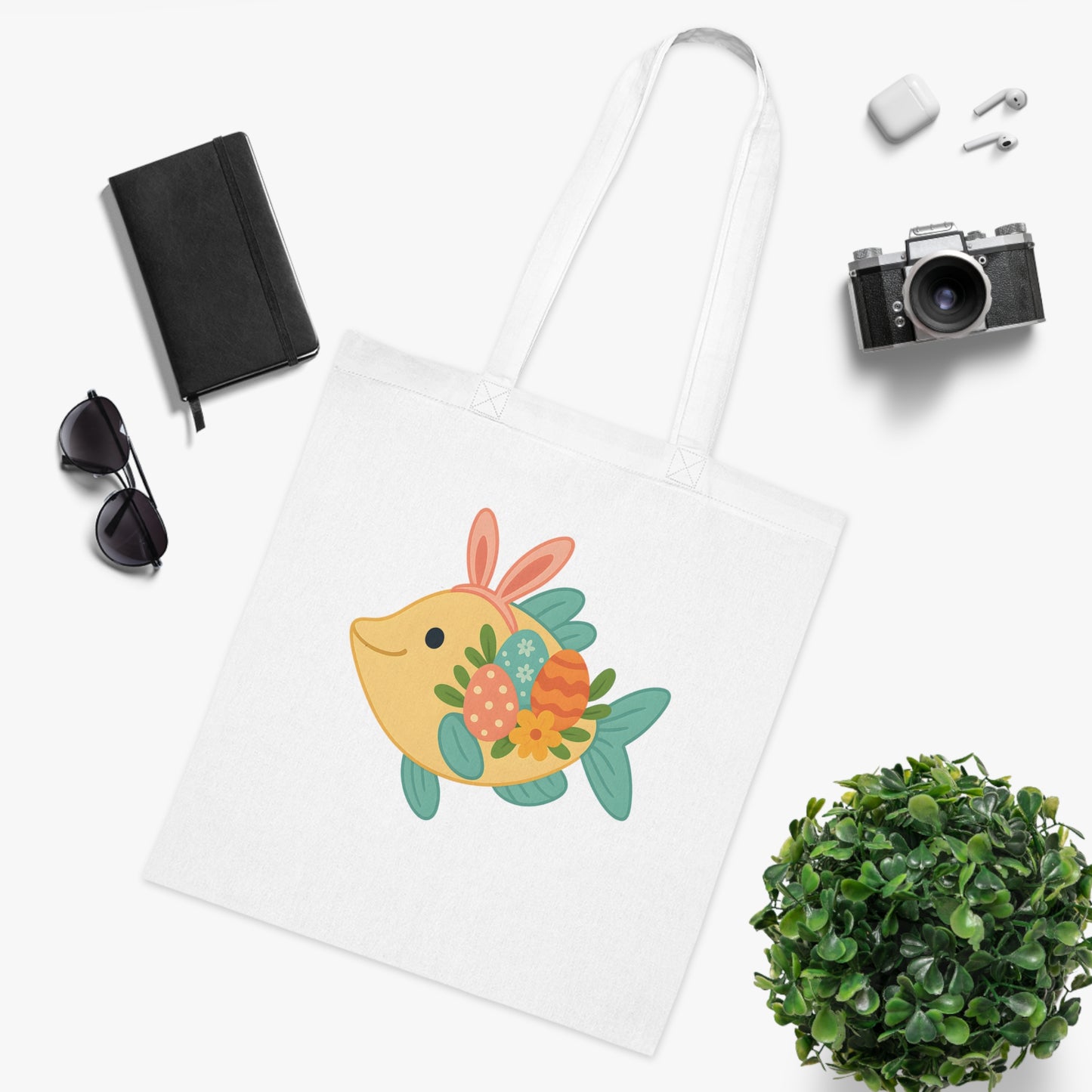 Easter Fish Tote Bag
