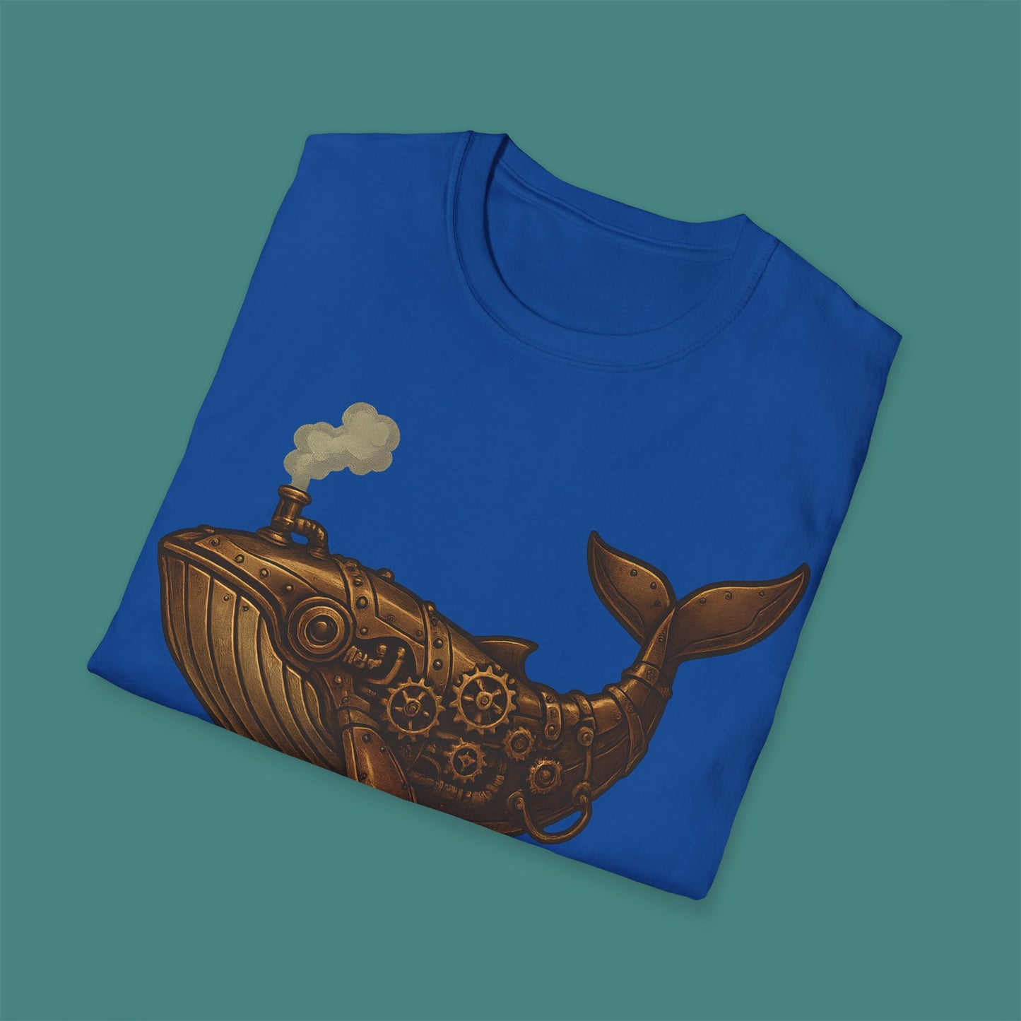 Steampunk Mechanical Whale Unisex T-Shirt