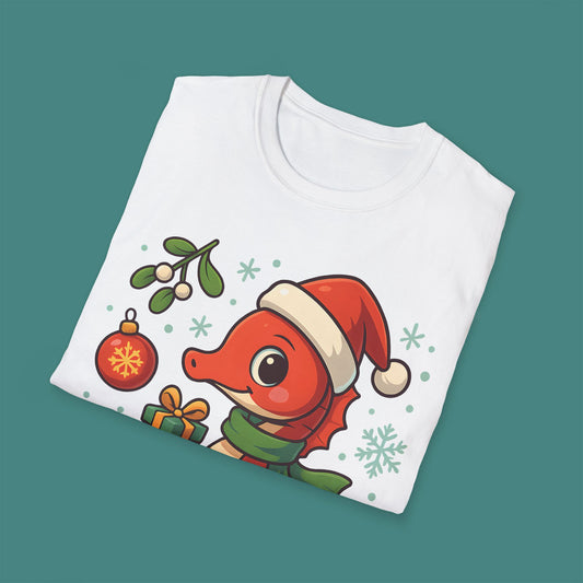 Christmas Seahorse Unisex T-Shirt