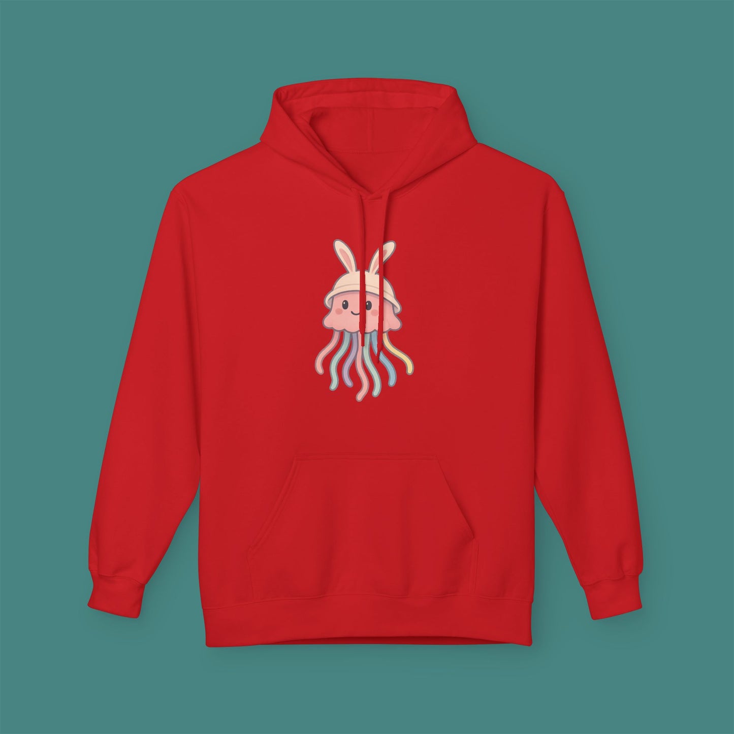Easter Jellyfish Fleece Unisex Hoodie