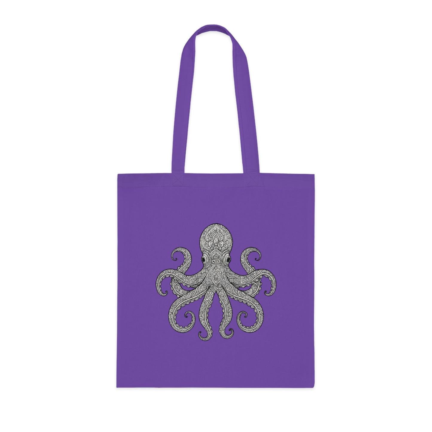 Intricate Mandala Octopus Tote Bag