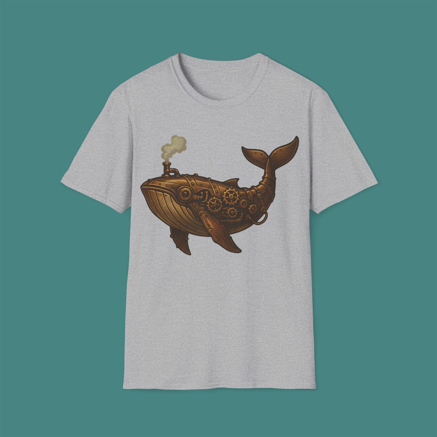 Steampunk Mechanical Whale Unisex T-Shirt