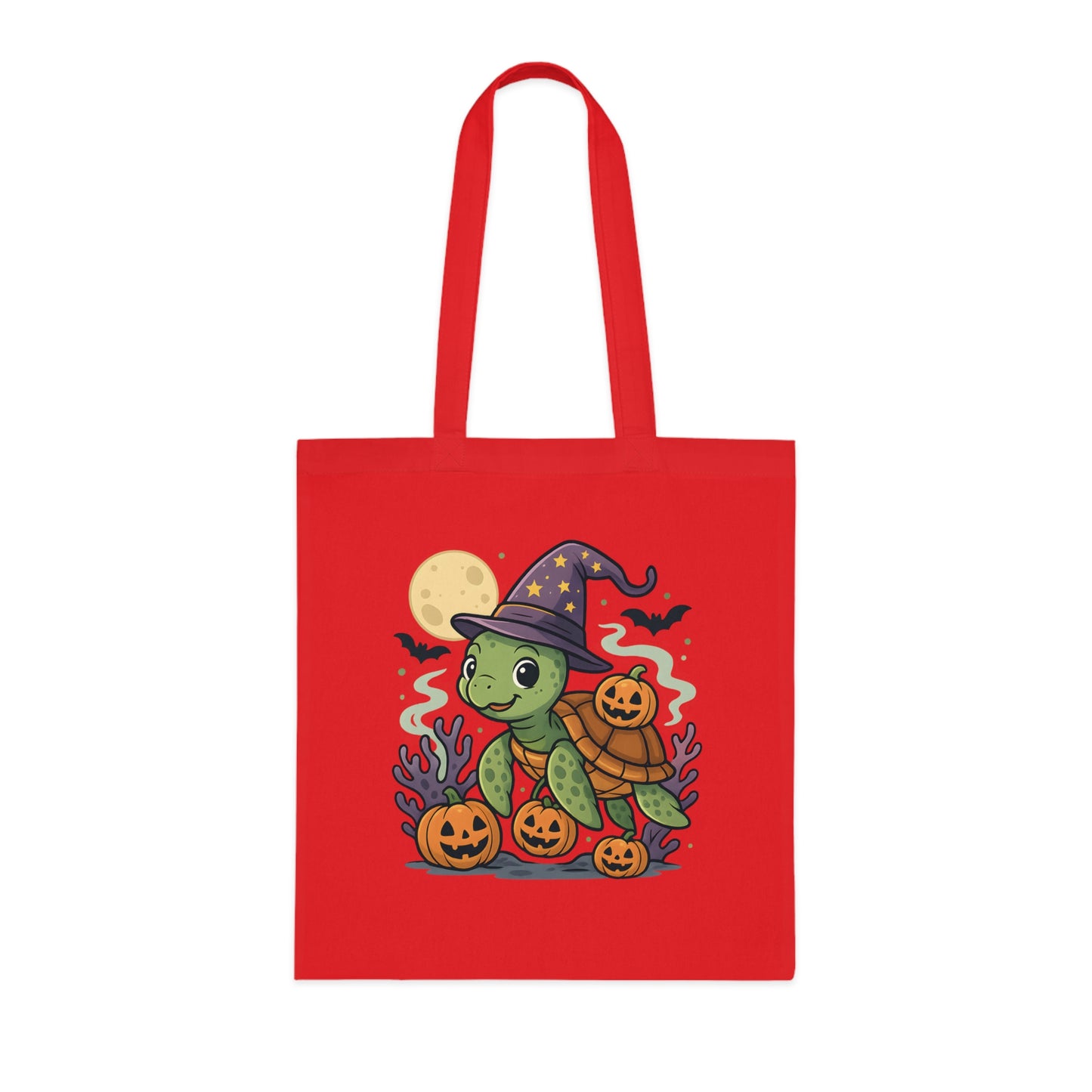 Halloween Turtle Tote Bag