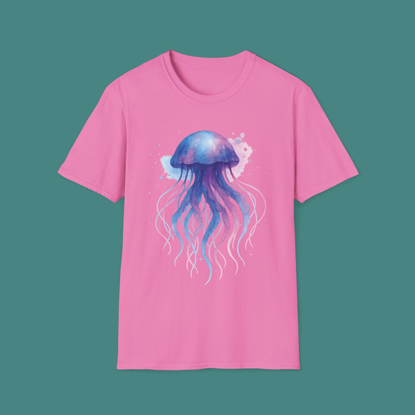 Watercolor Splash Jellyfish Unisex T-Shirt