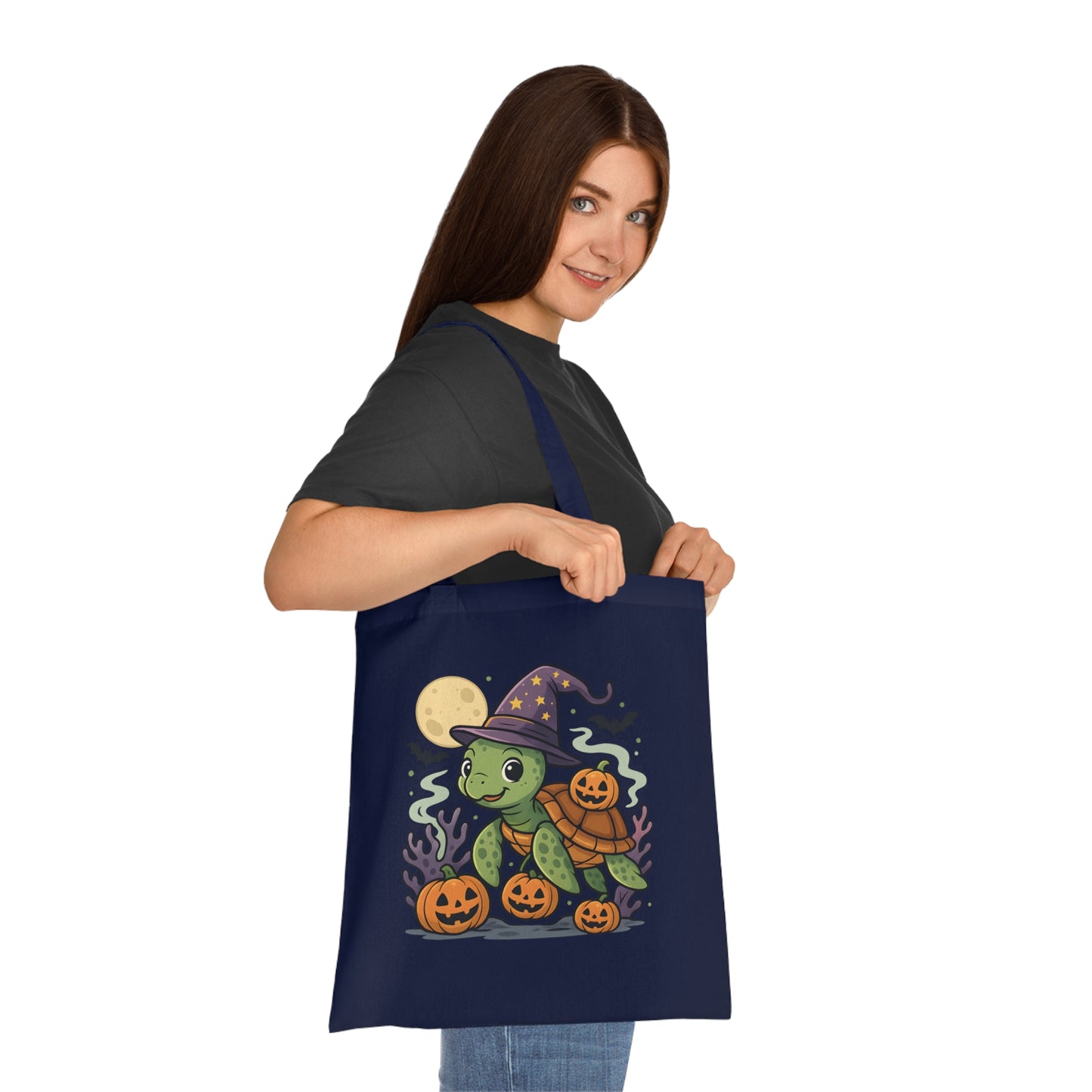 Halloween Turtle Tote Bag