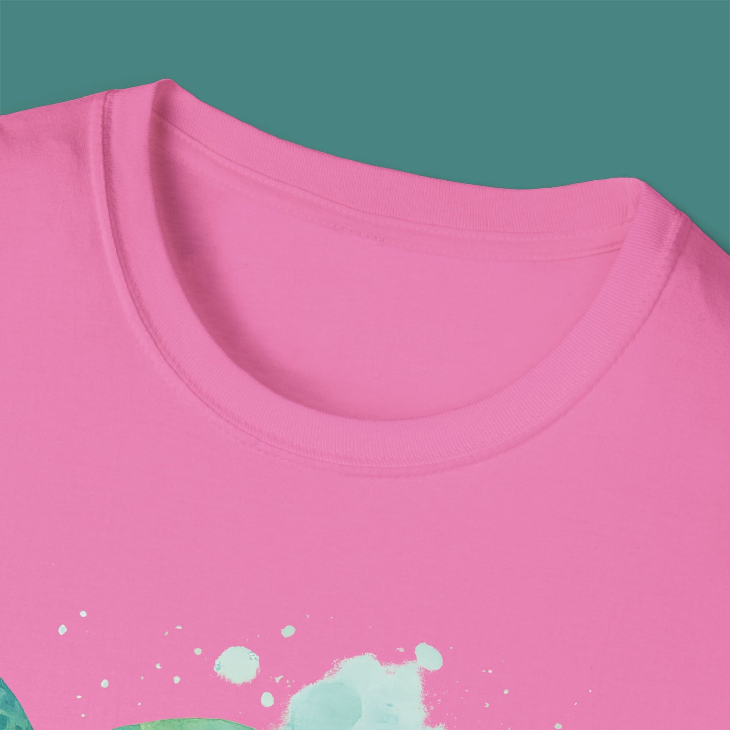 Watercolor Splash Turtle Unisex T-Shirt