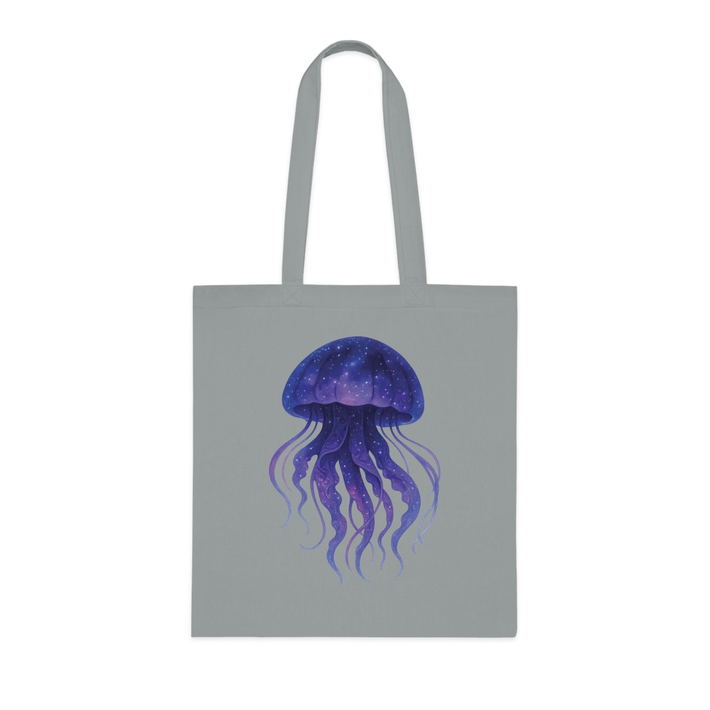 Cosmic Galaxy Jellyfish Tote Bag