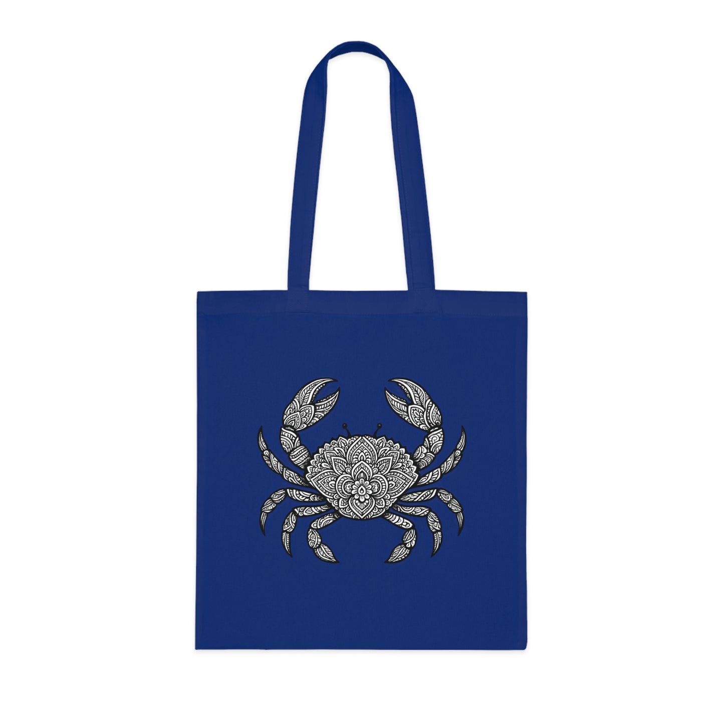 Intricate Mandala Crab Tote Bag