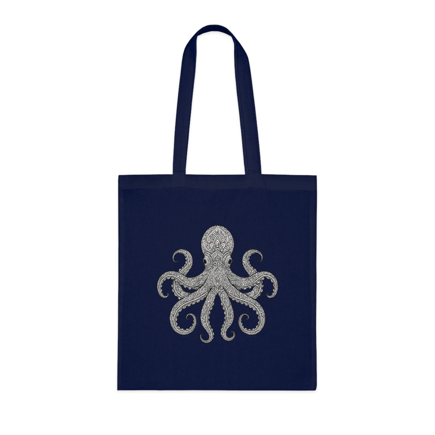 Intricate Mandala Octopus Tote Bag