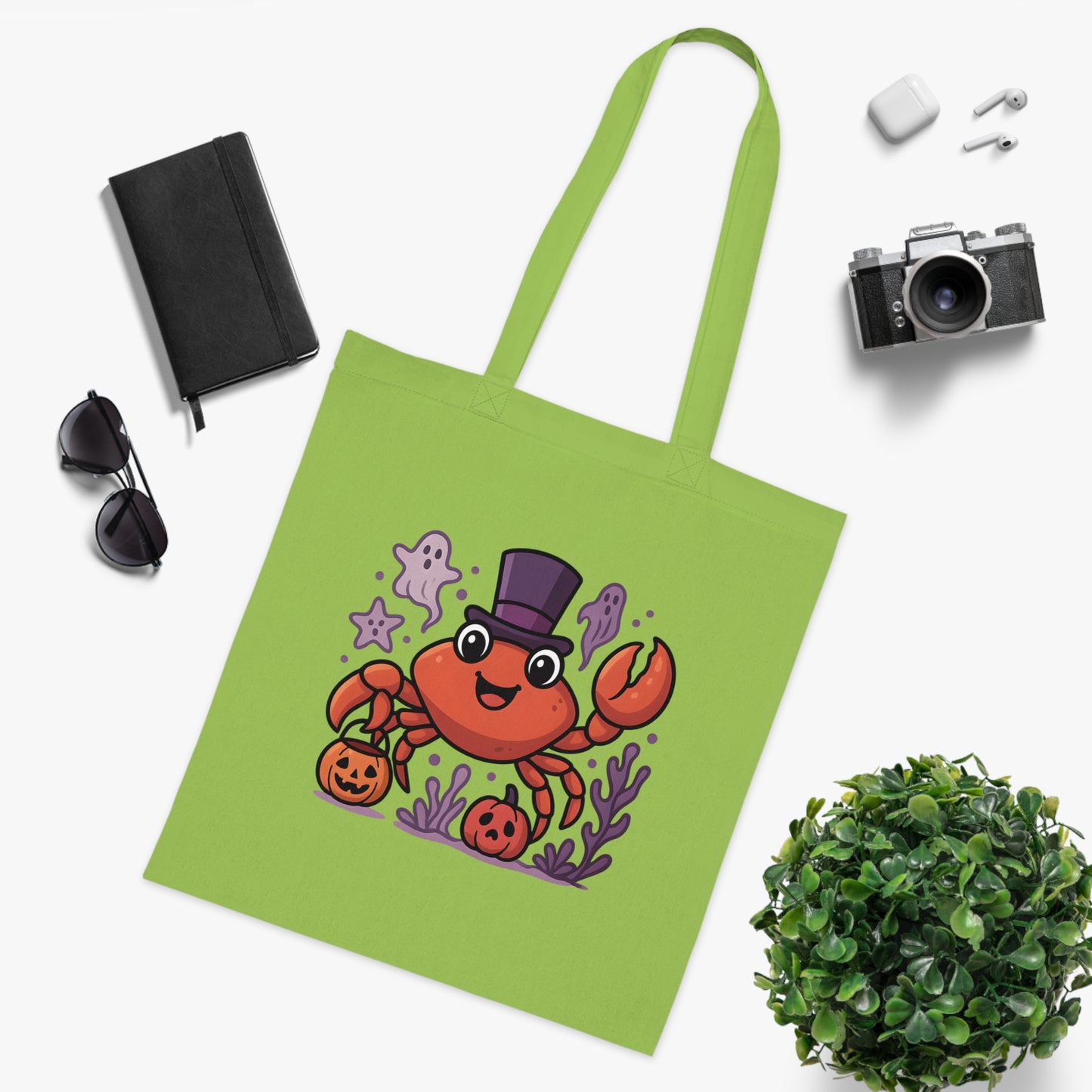 Halloween Crab Tote Bag
