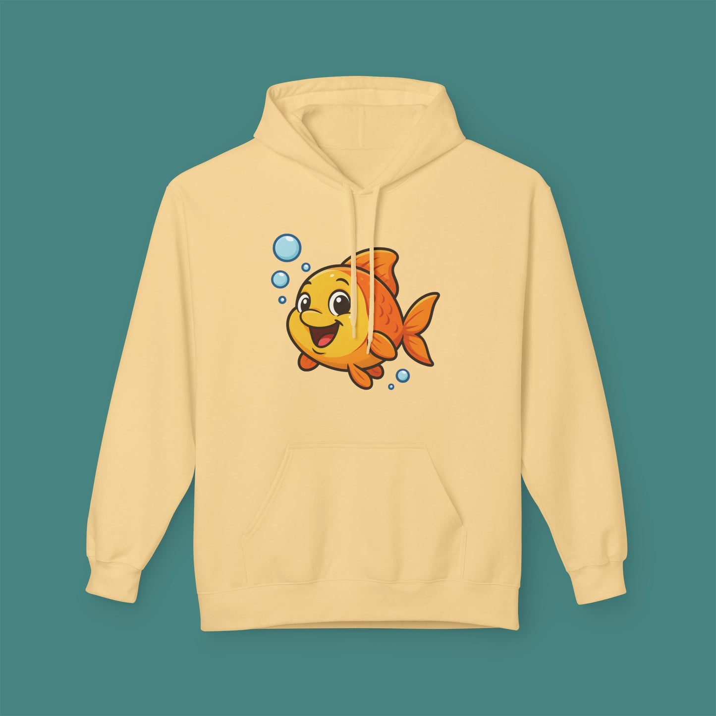 Cartoon Cute Fish Fleece Unisex Hoodie