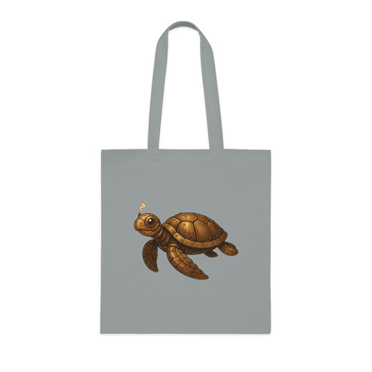 Steampunk Mechanical Turtle Tote Bag
