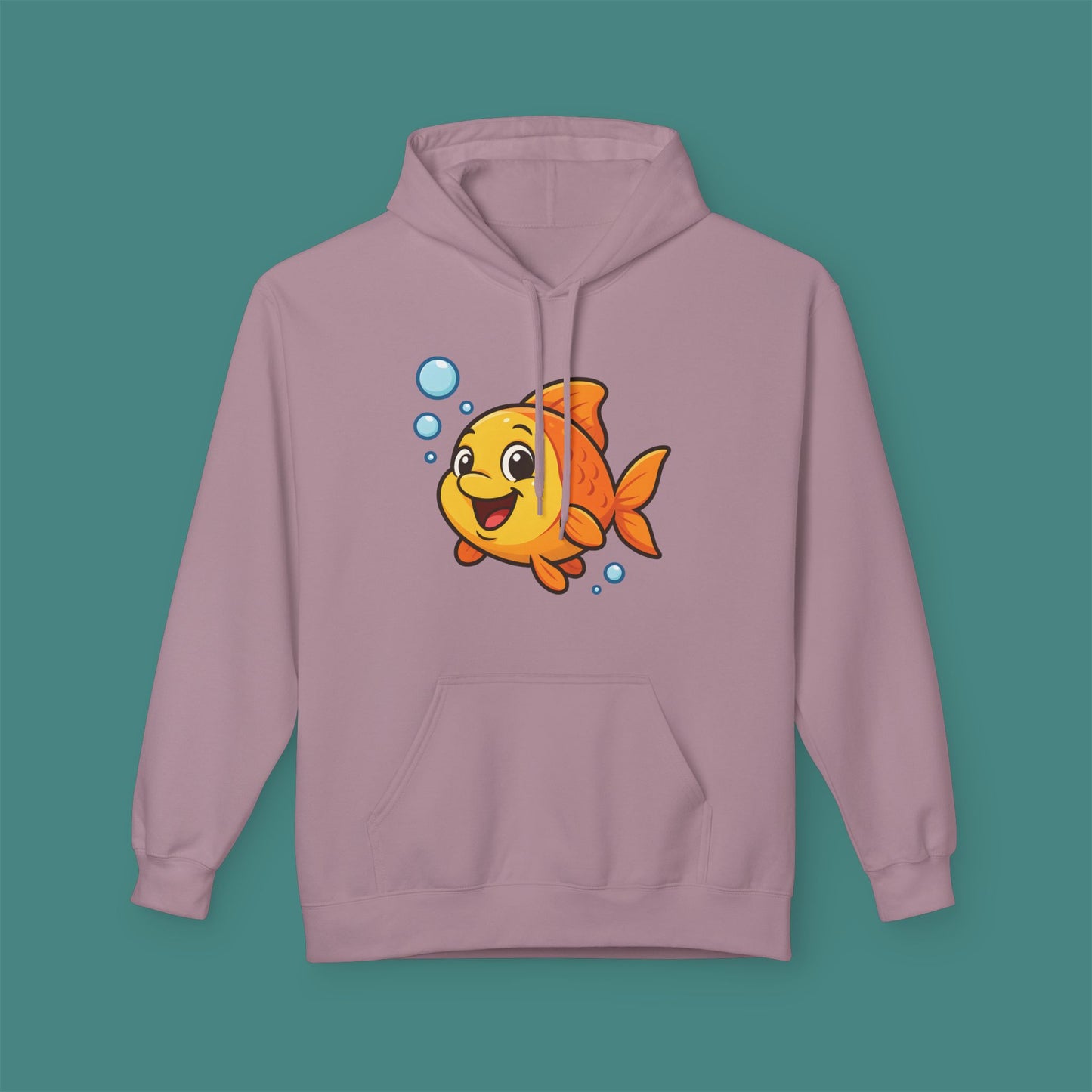 Cartoon Cute Fish Fleece Unisex Hoodie