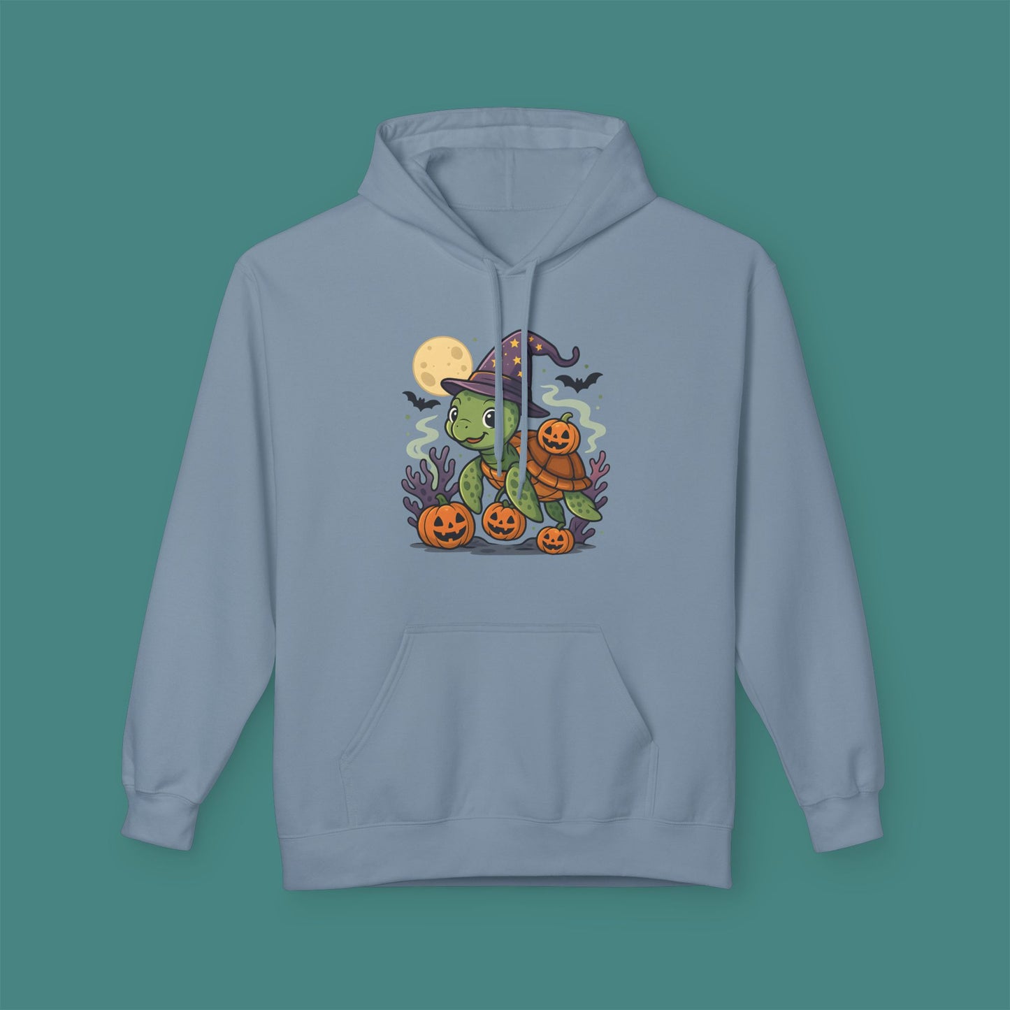 Halloween Turtle Fleece Unisex Hoodie