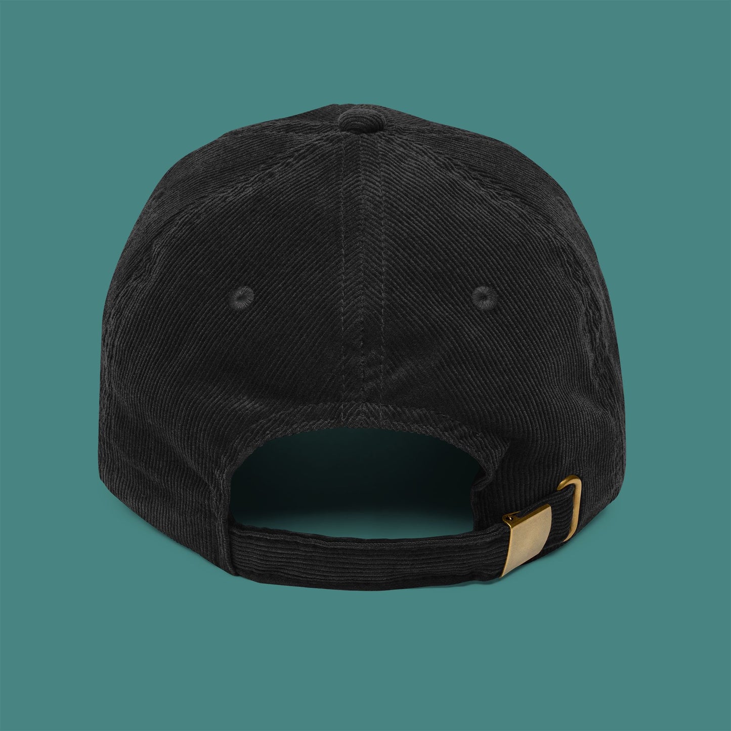 Intricate Mandala Octopus Corduroy Embroidered Cap