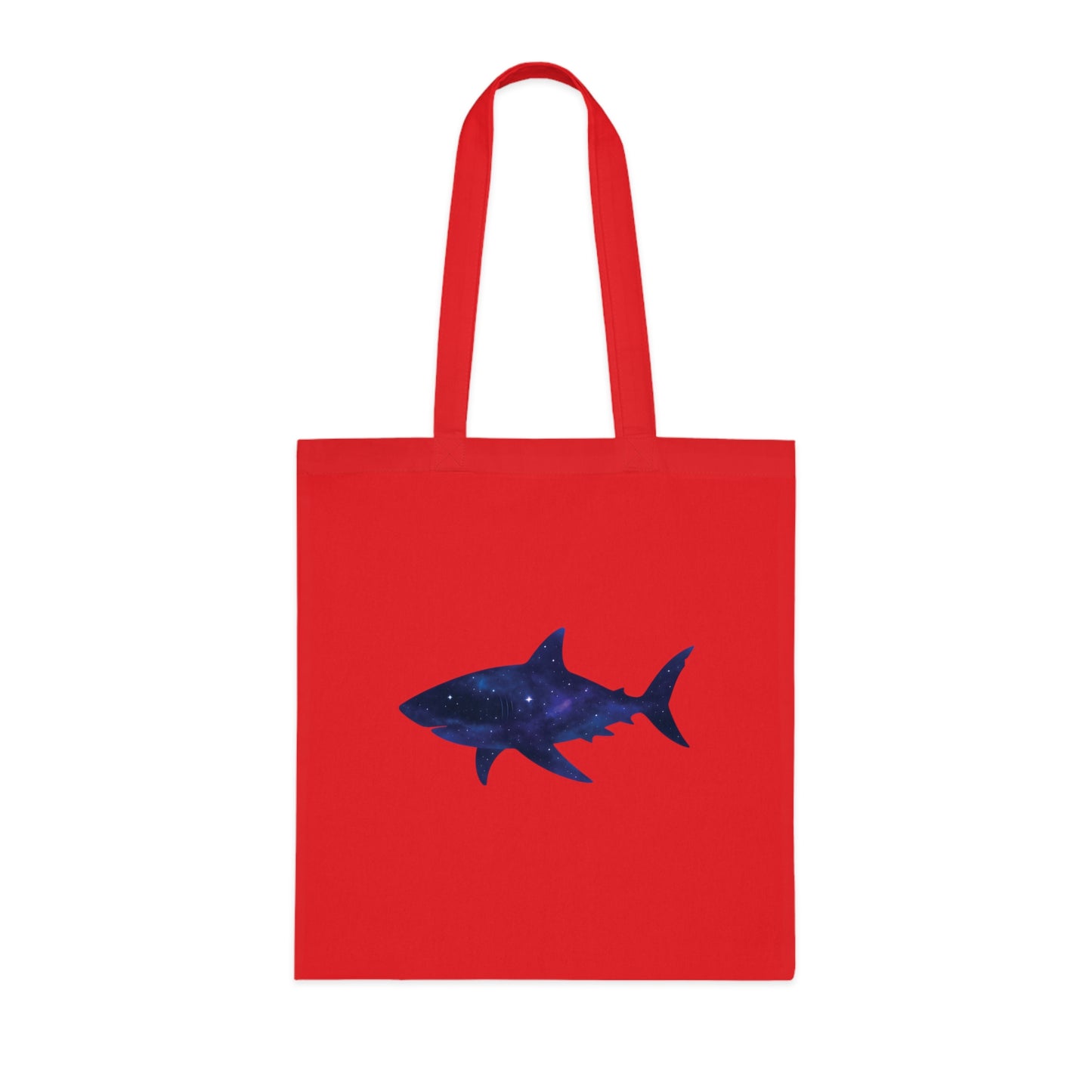 Cosmic Galaxy Shark Tote Bag