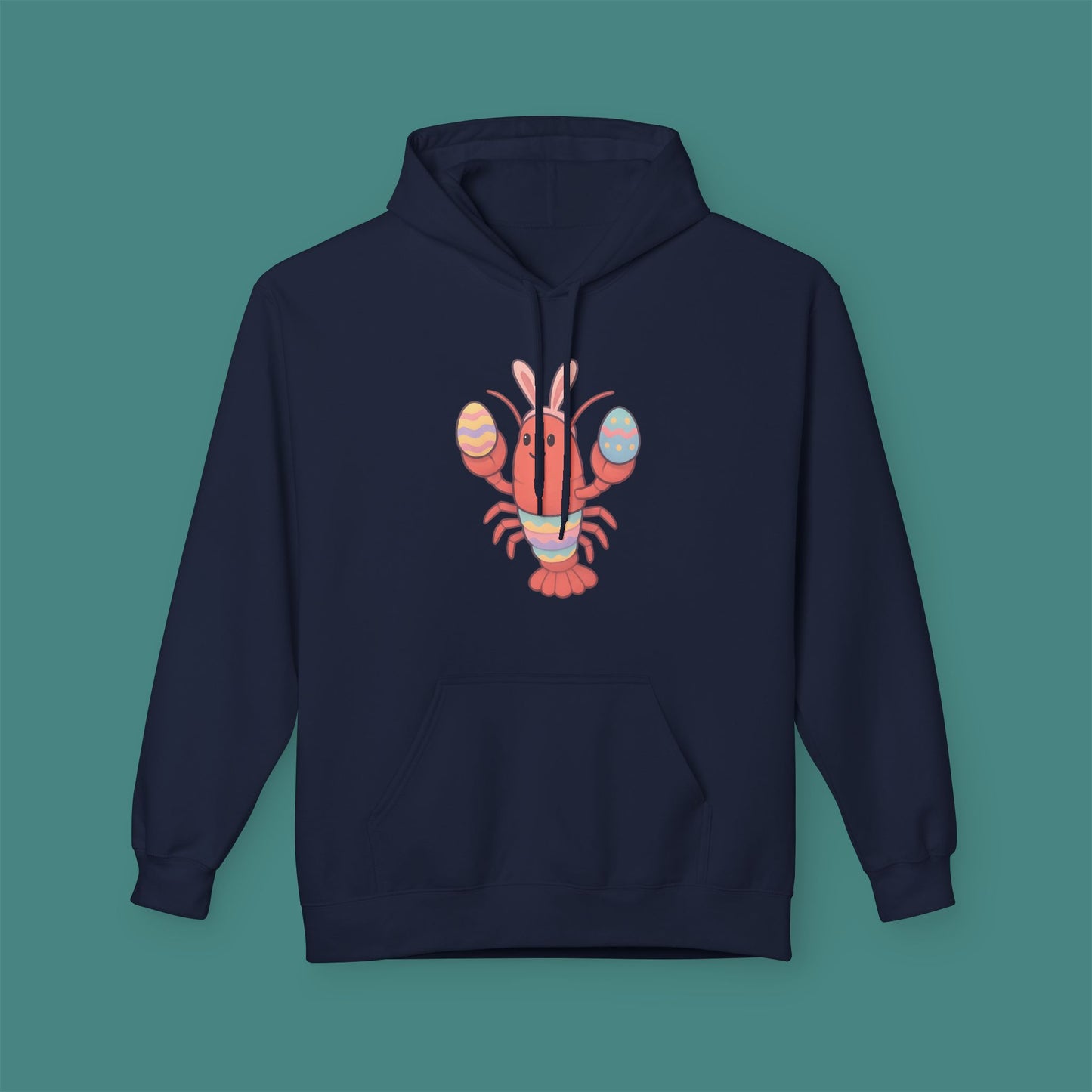 Easter Lobster Fleece Unisex Hoodie