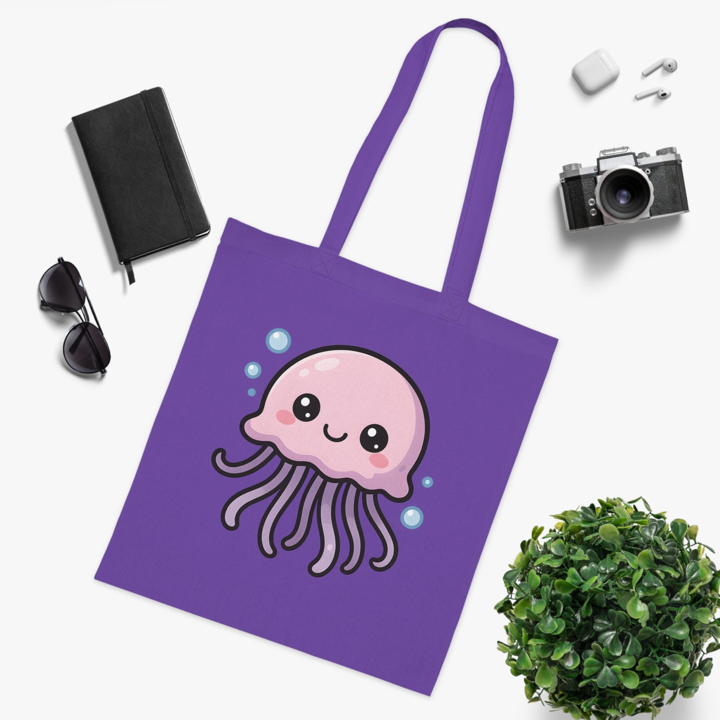 Cartoon Cute Jellyfish Tote Bag