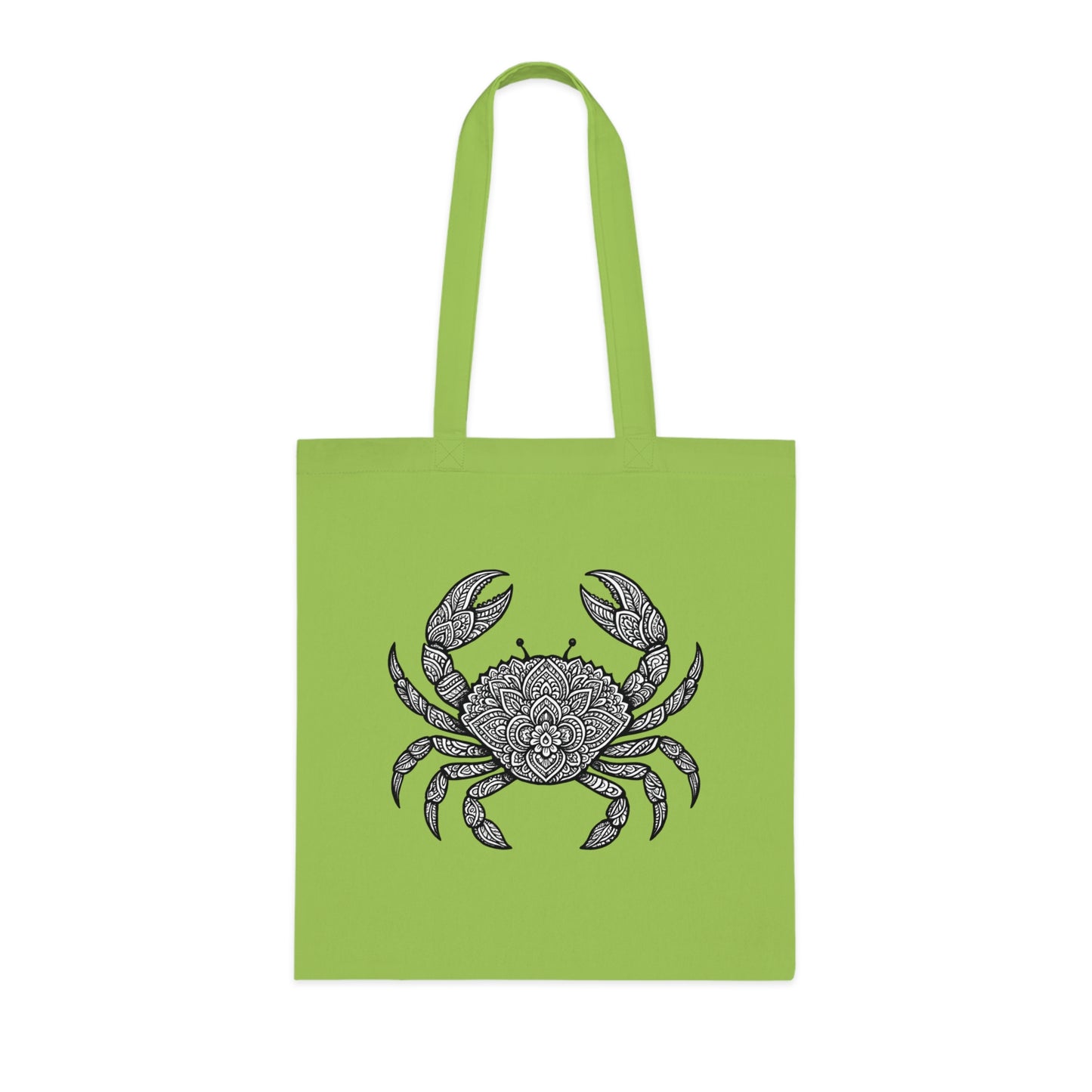 Intricate Mandala Crab Tote Bag