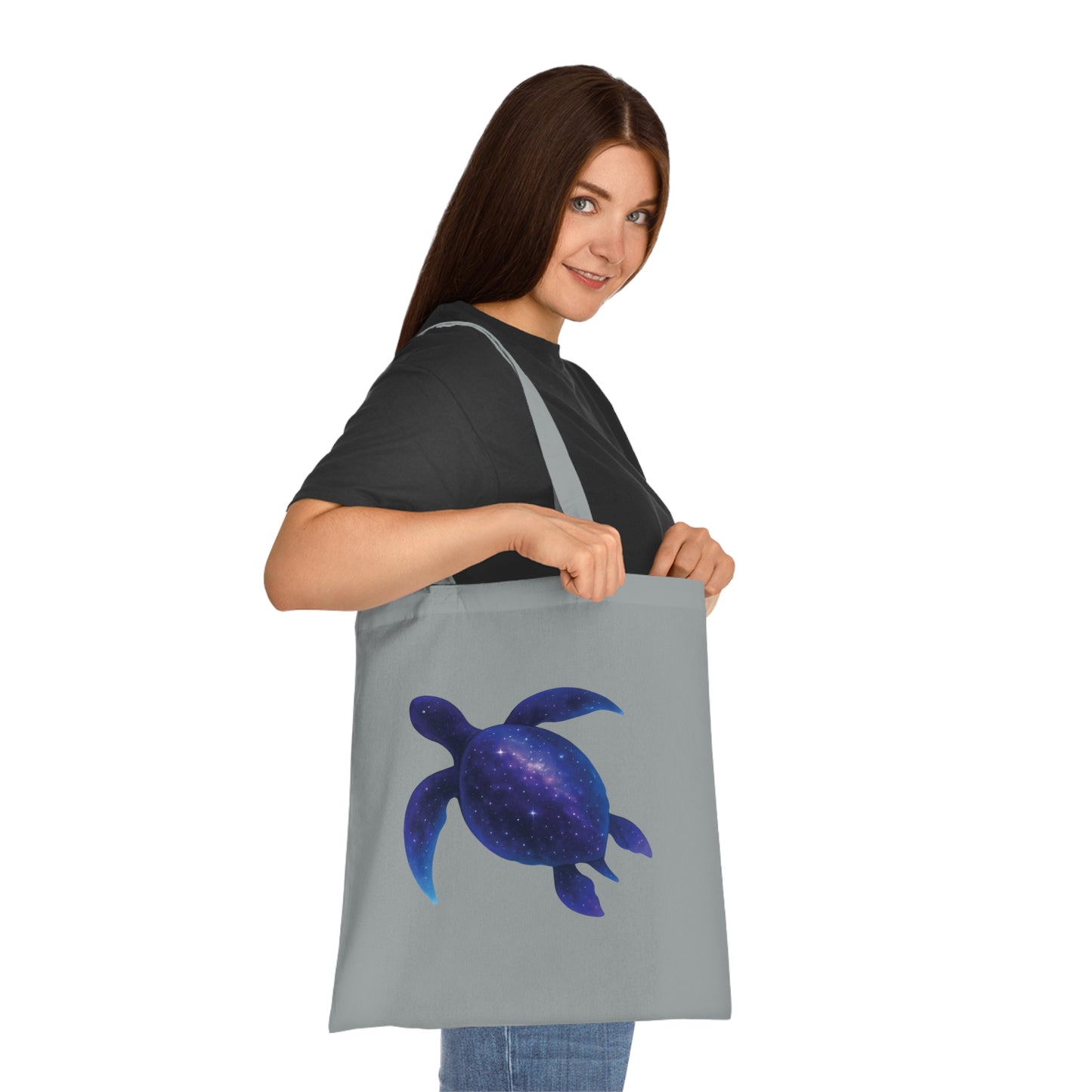 Cosmic Galaxy Turtle Tote Bag