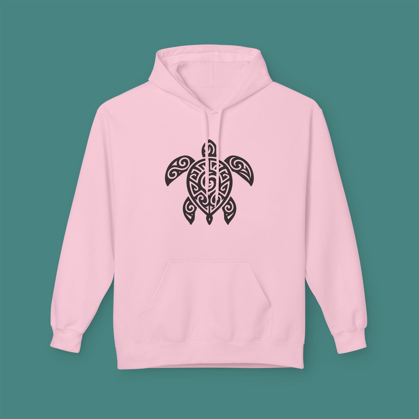 Tribal Tattoo Turtle Fleece Unisex Hoodie