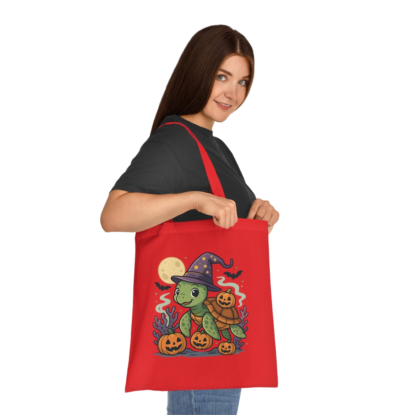 Halloween Turtle Tote Bag