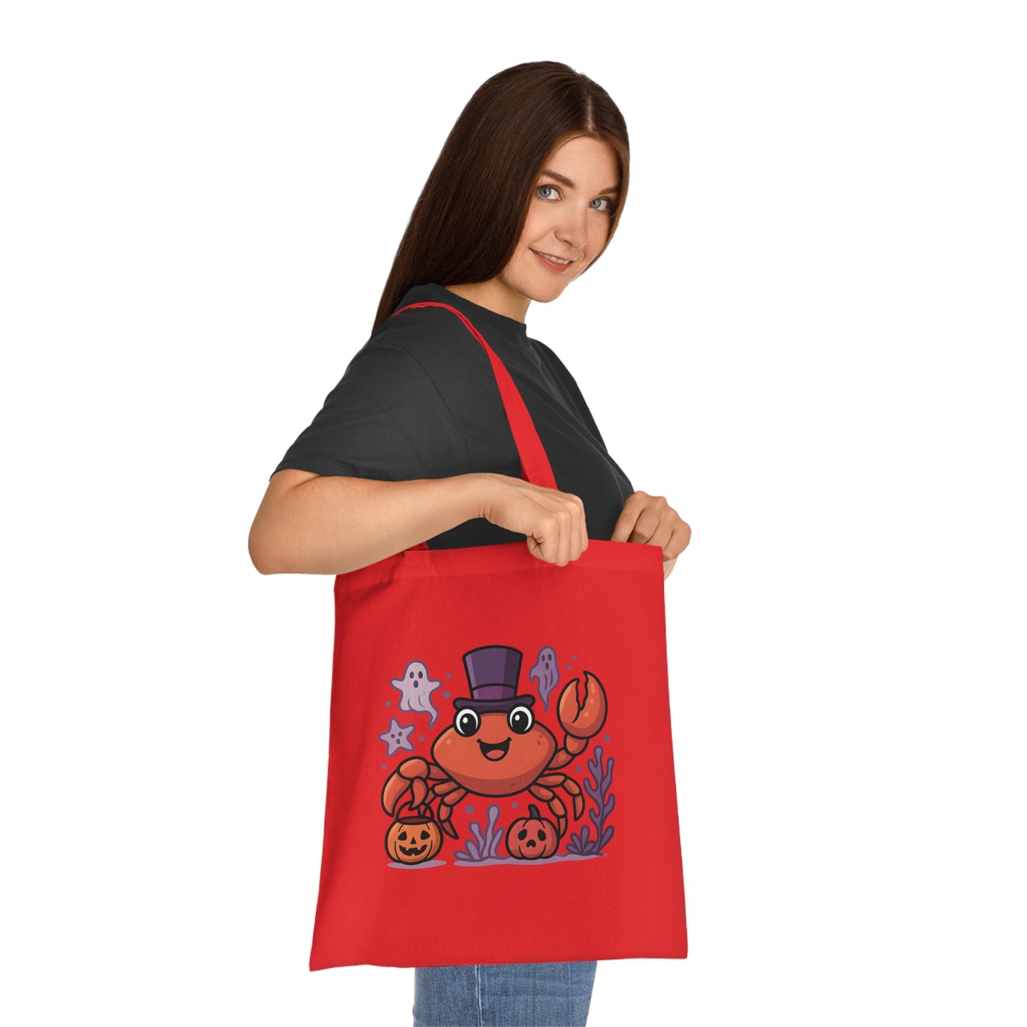Halloween Crab Tote Bag