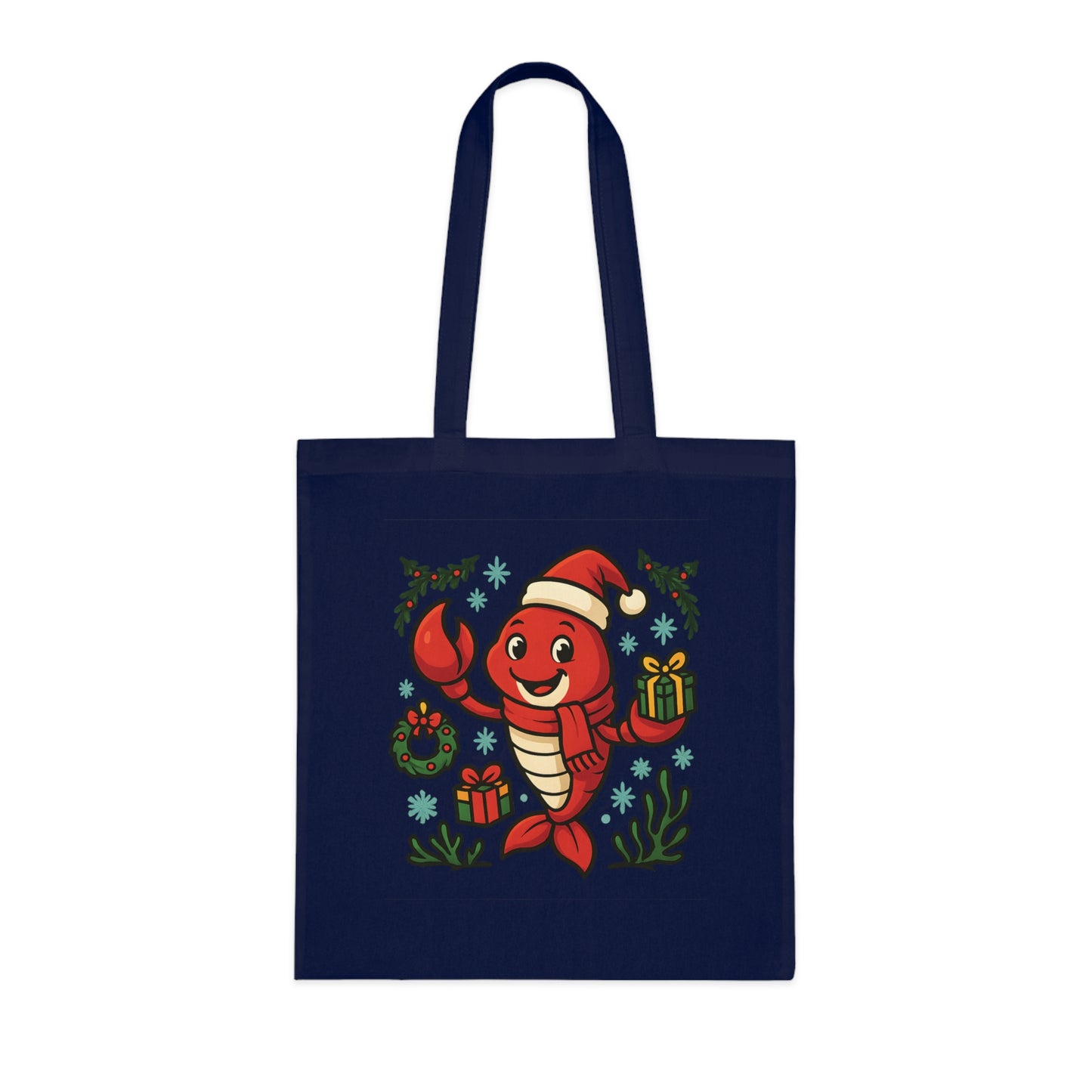 Christmas Lobster Tote Bag